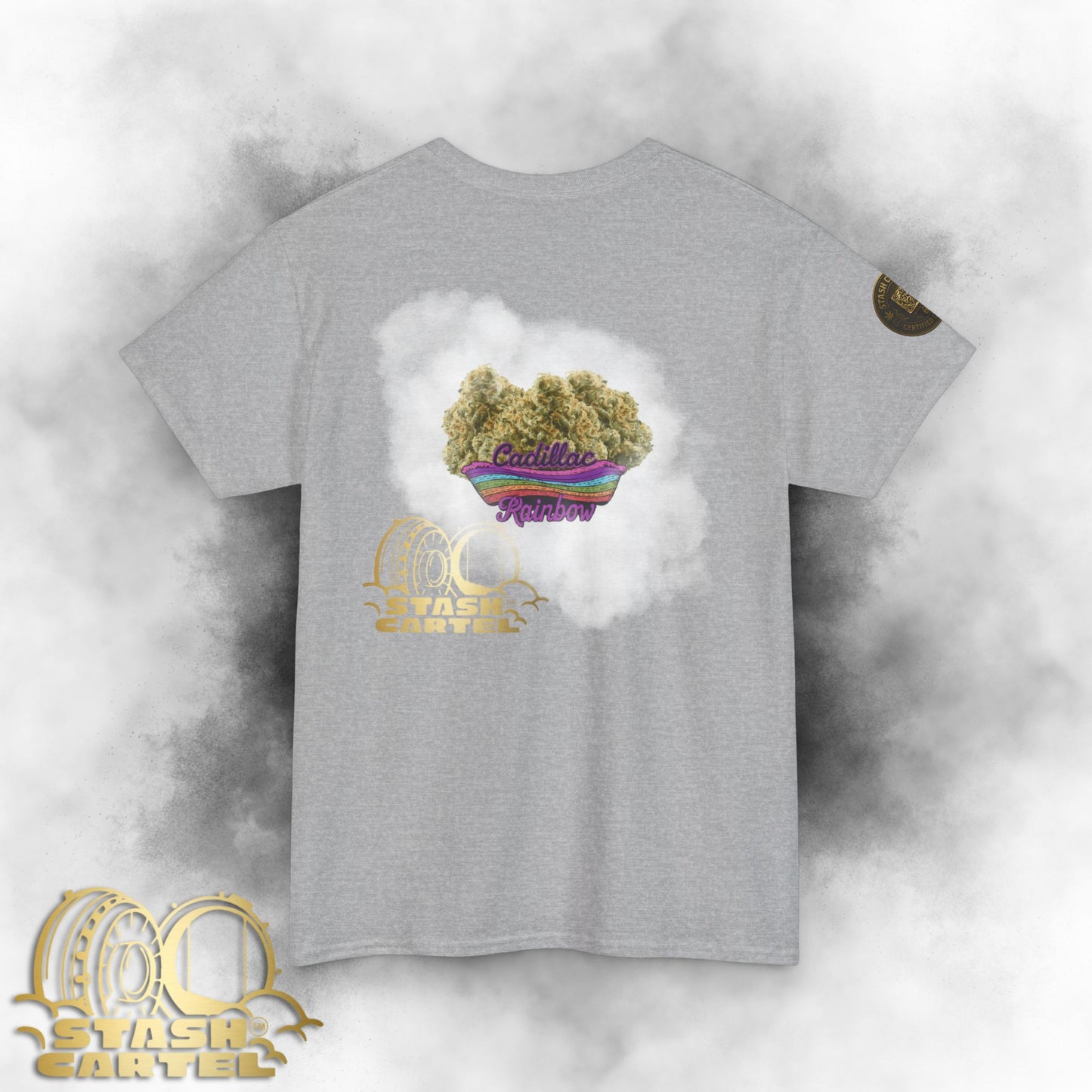 Cadillac Rainbow Tee – Luxe Gas Candy Unisex Heavy Cotton Tee