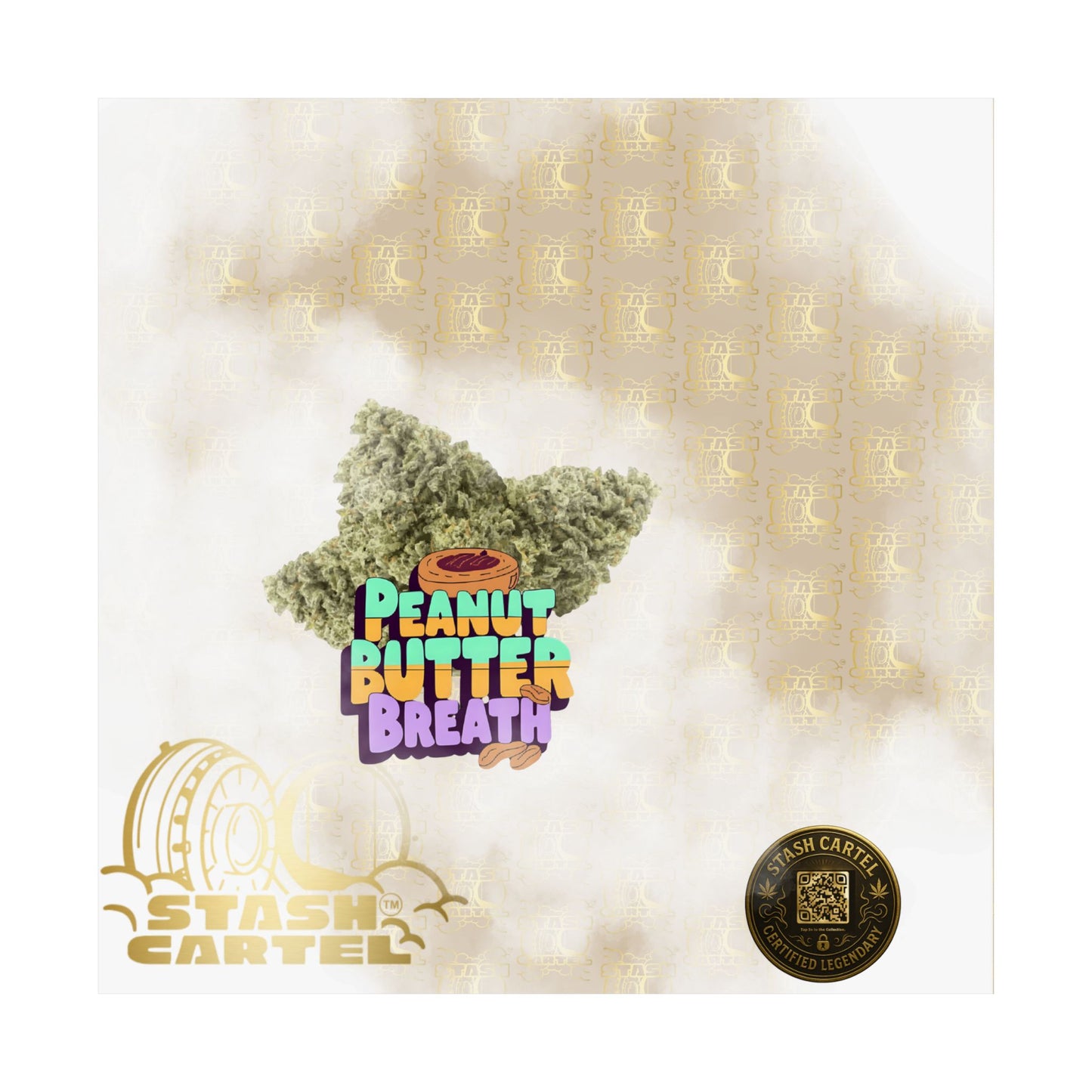 🥜🫁 Peanut Butter Breath Poster – Funky Hybrid Wall Poster for the Flavor Weirdos