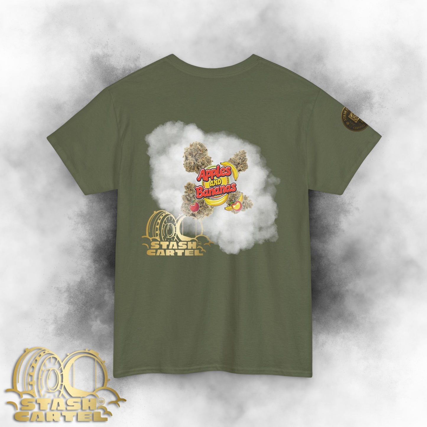 Apples And Bananas Tee – Fruity Funk Hybrid Unisex Cotton Tee