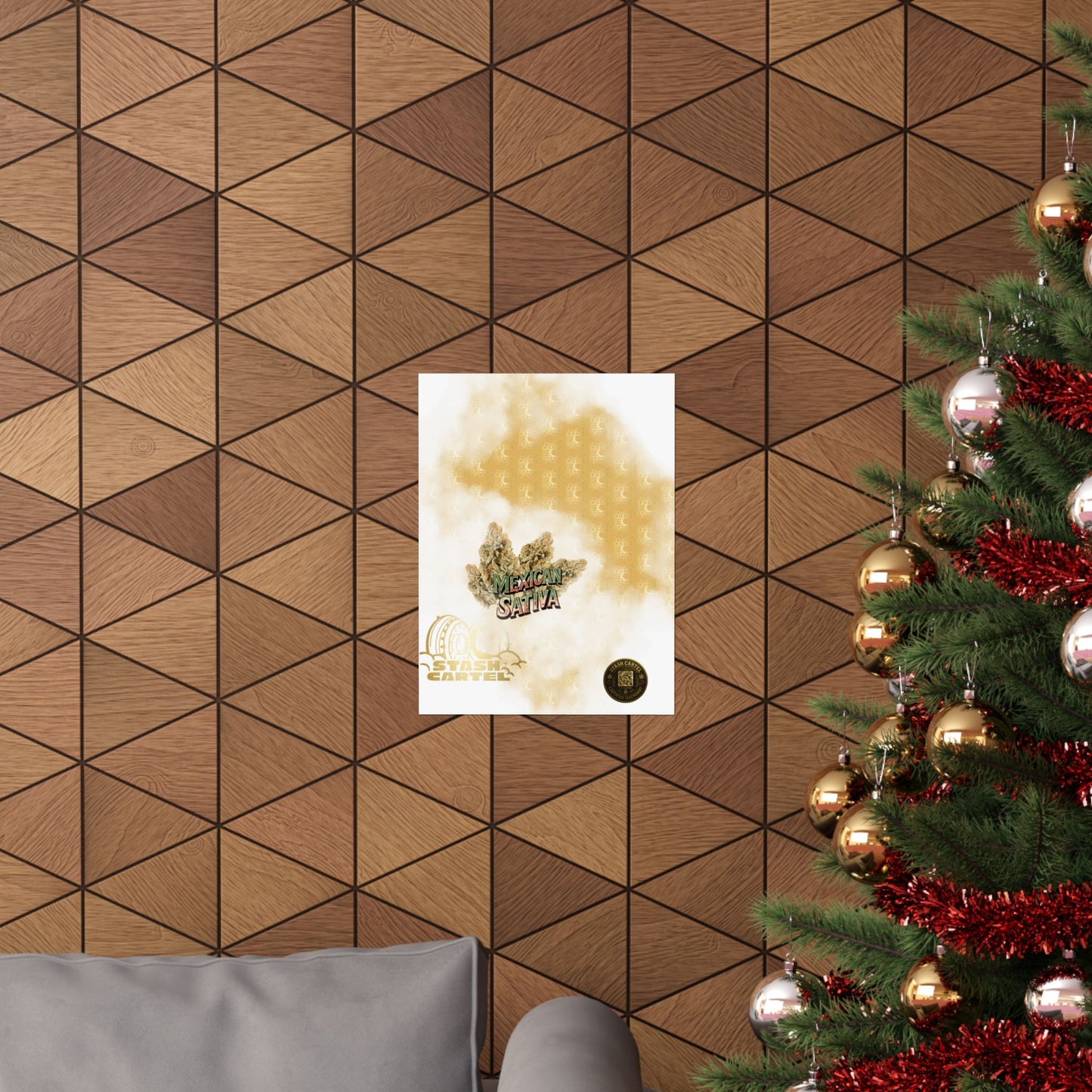 🌞🌵 Mexican Sativa Poster – Wild Sun-Grown Heirloom with Cinnamon Spice & Uplifting Energy