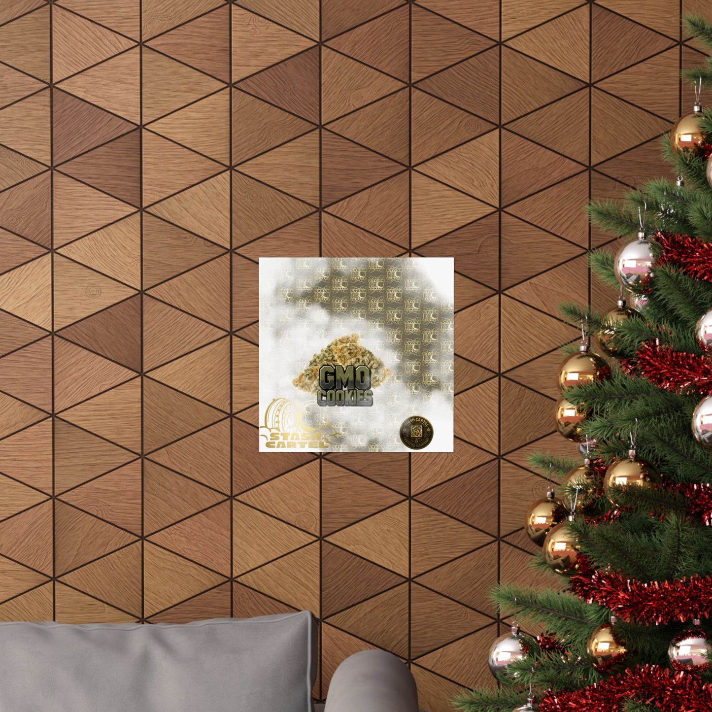 🧄 "GMO Cookies" Heavy-Hitting Indica Gas Poster