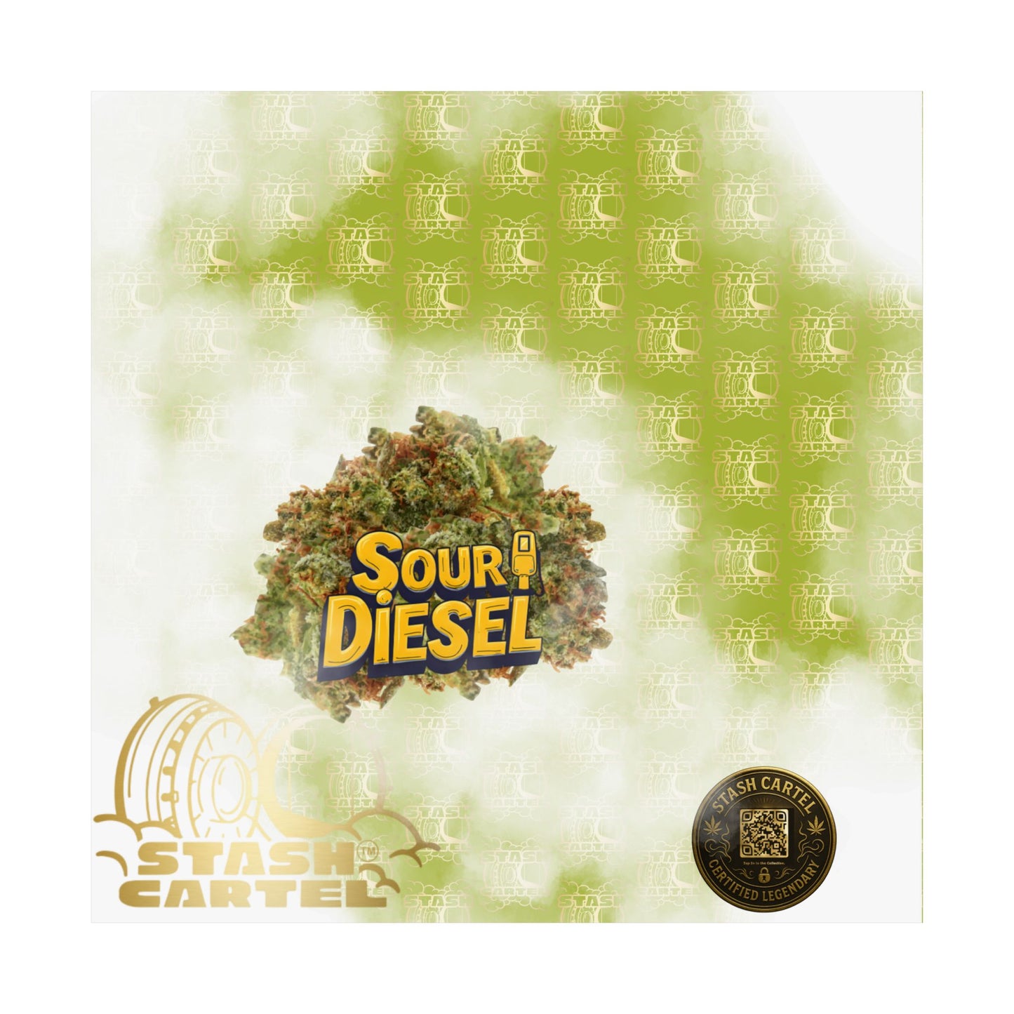 ⚡ "Sour Diesel" Electric Sativa Drip Poster