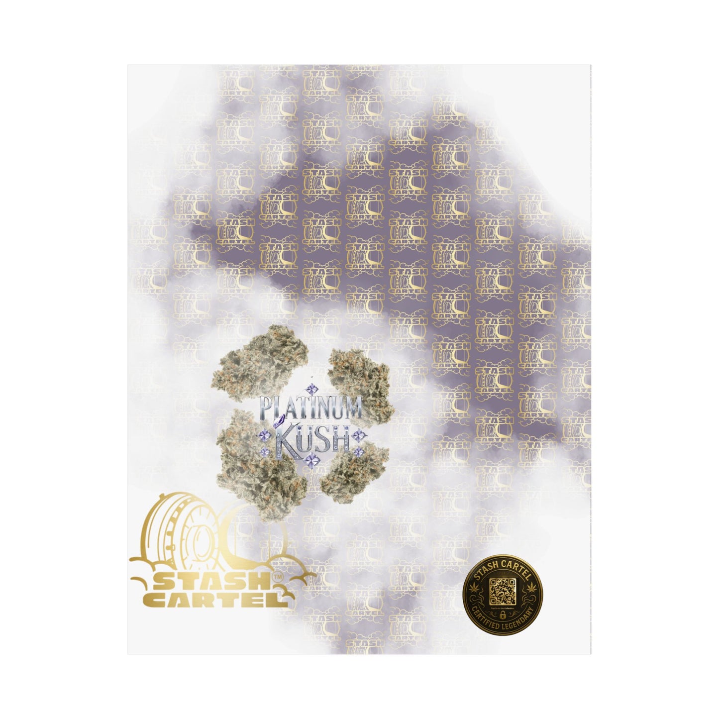 💎 "Platinum Kush" Luxurious Indica Poster