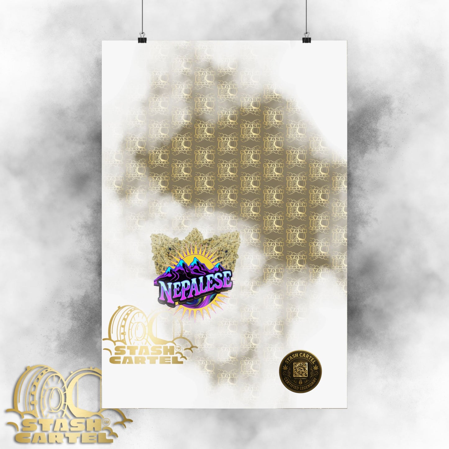 🧘‍♂️🏔️ Nepalese Poster – Sacred Sativa-Leaning Landrace with Earthy Incense & Floral Spice