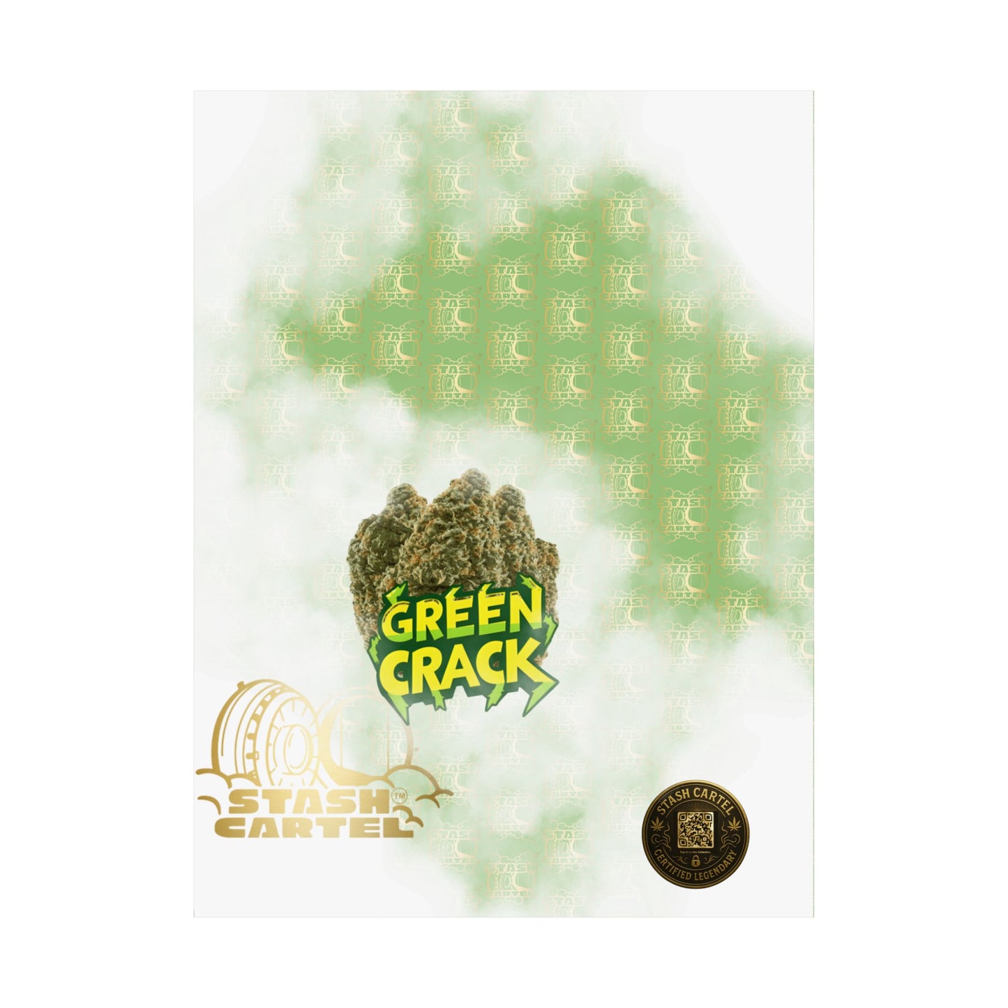 ⚡ "Green Crack" High-Energy Sativa Poster Print