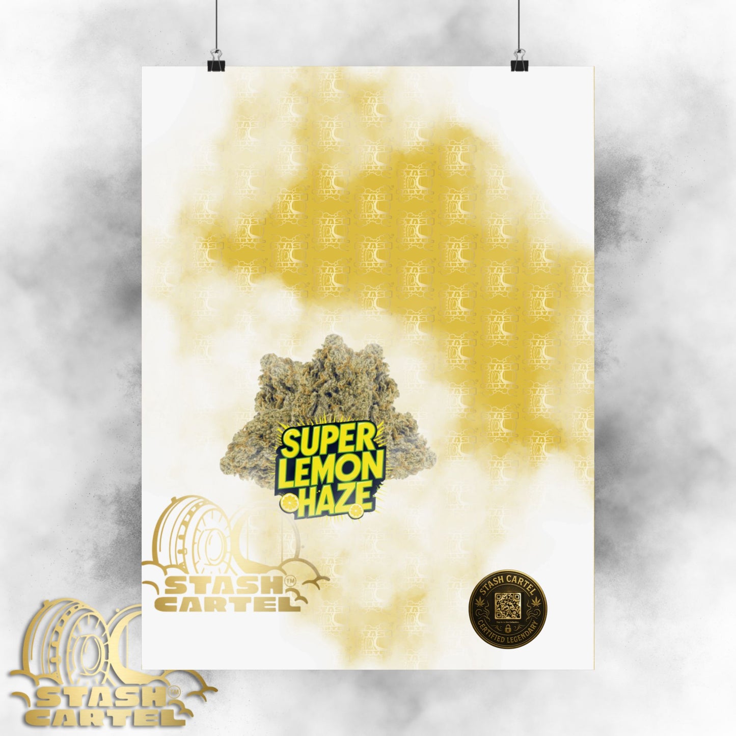 🍋 "Super Lemon Haze" Electric Citrus Sativa Poster