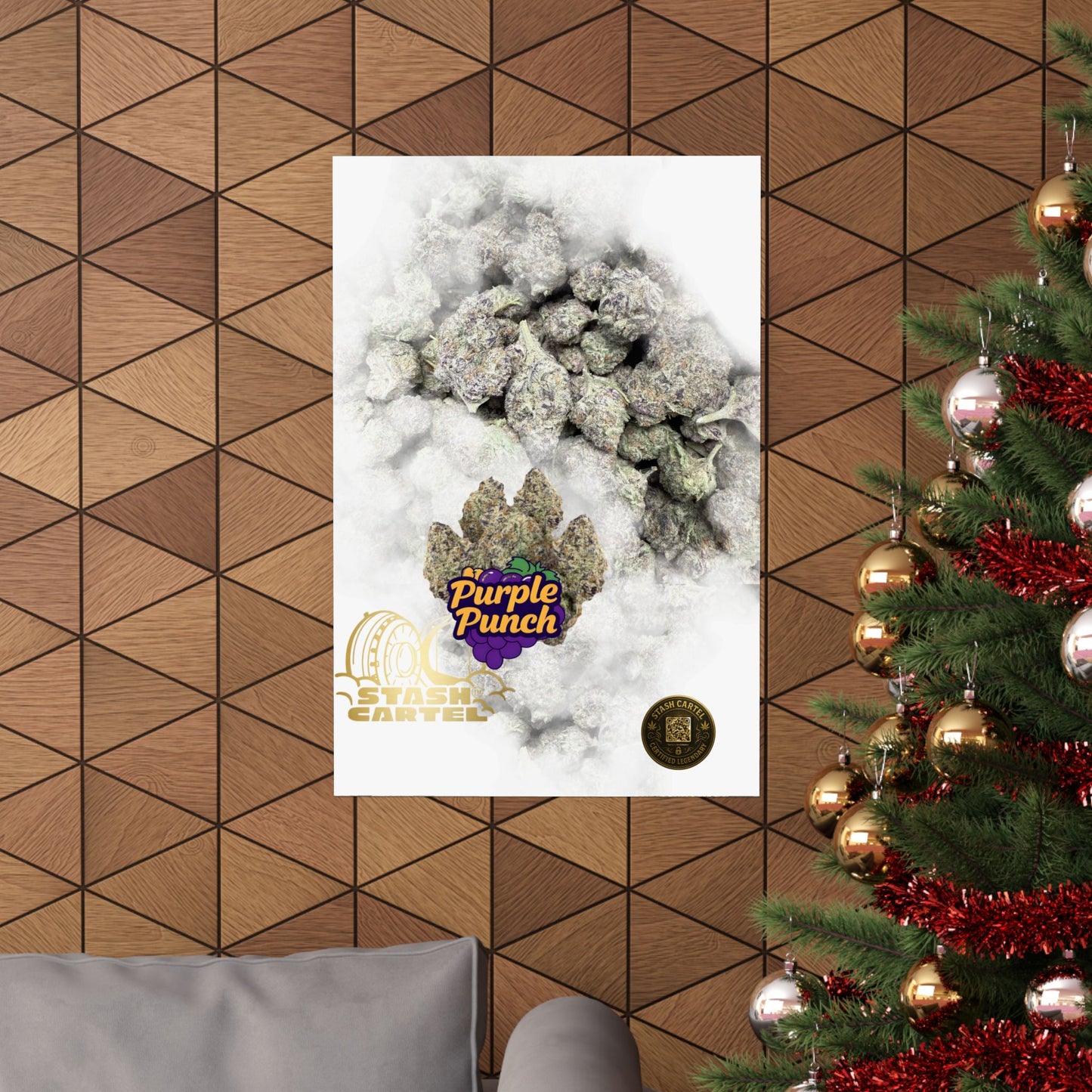 🥊 "Purple Punch" Heavy Indica Flavor Bomb Poster