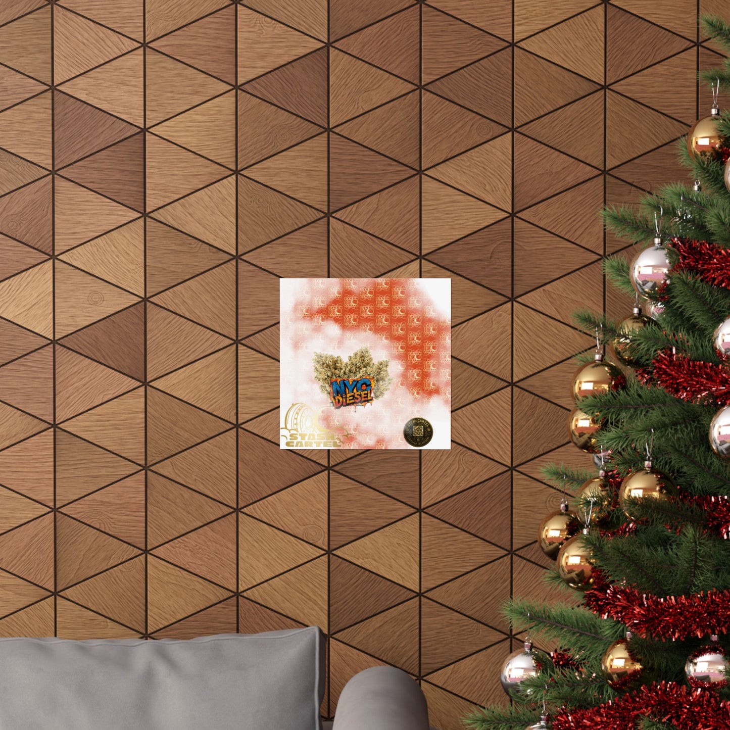 🗽⛽ NYC Diesel Poster – Iconic Sativa-Dominant Hybrid with Grapefruit Citrus & East Coast Funk