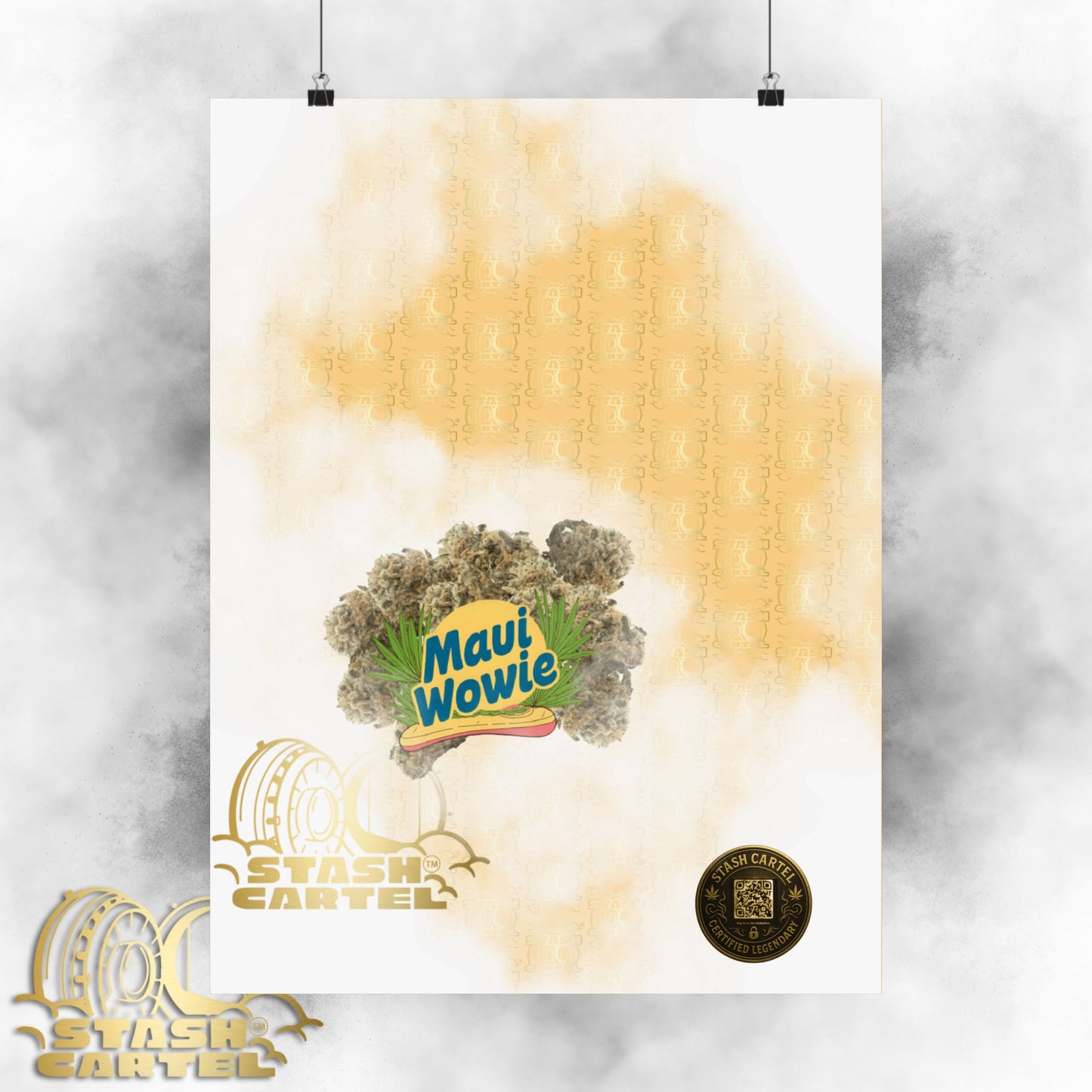 🌴🍍 "Maui Wowie" Sativa Poster – Island Sativa Sunshine