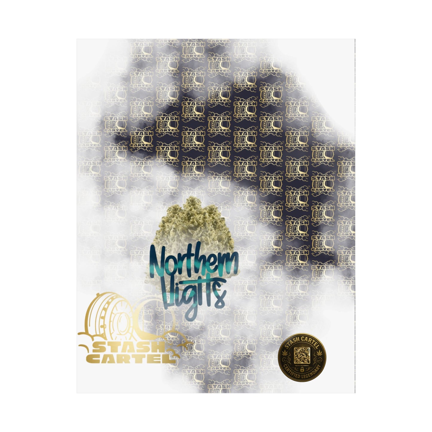 🌌 "Northern Lights" Deep Space Indica Poster