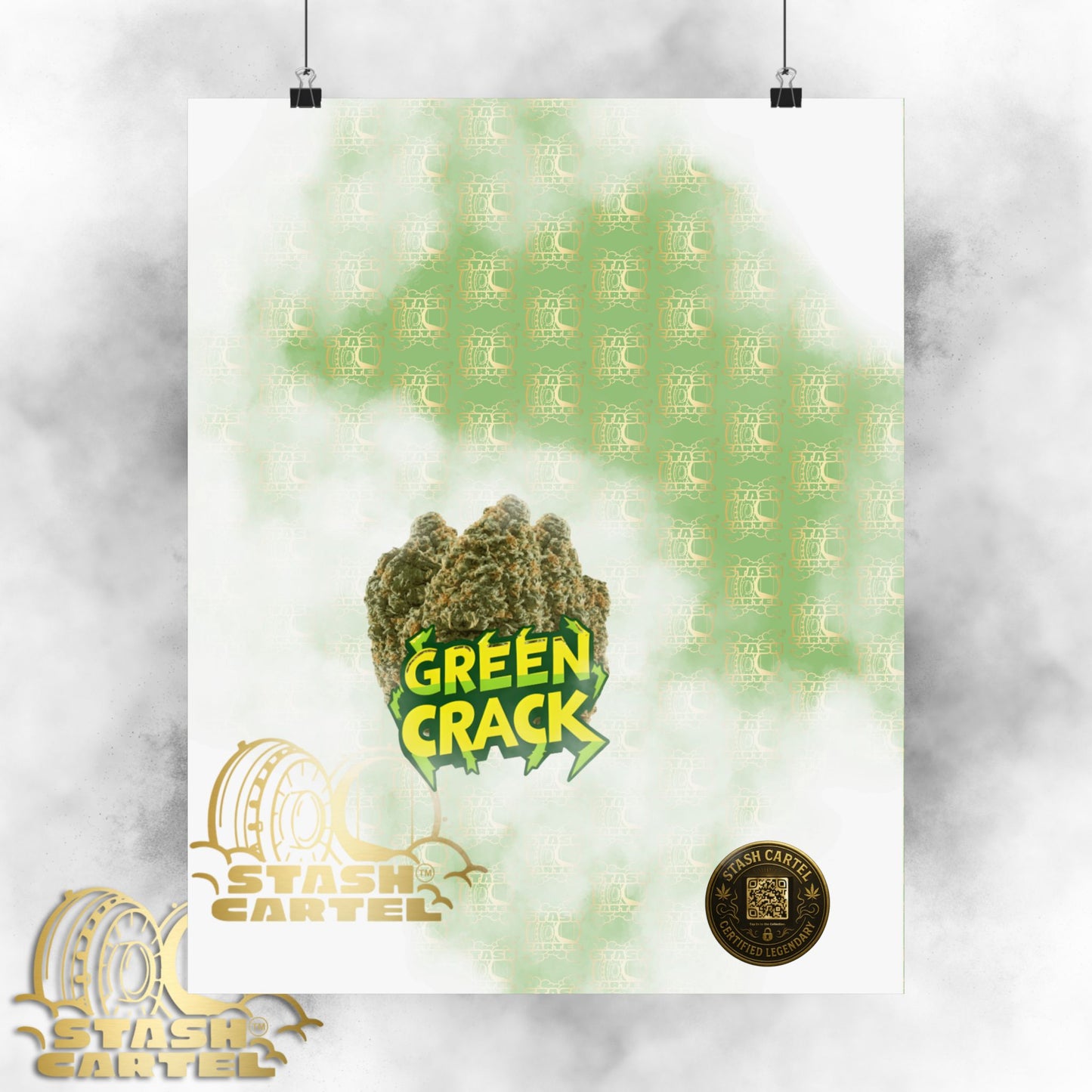 ⚡ "Green Crack" High-Energy Sativa Poster Print
