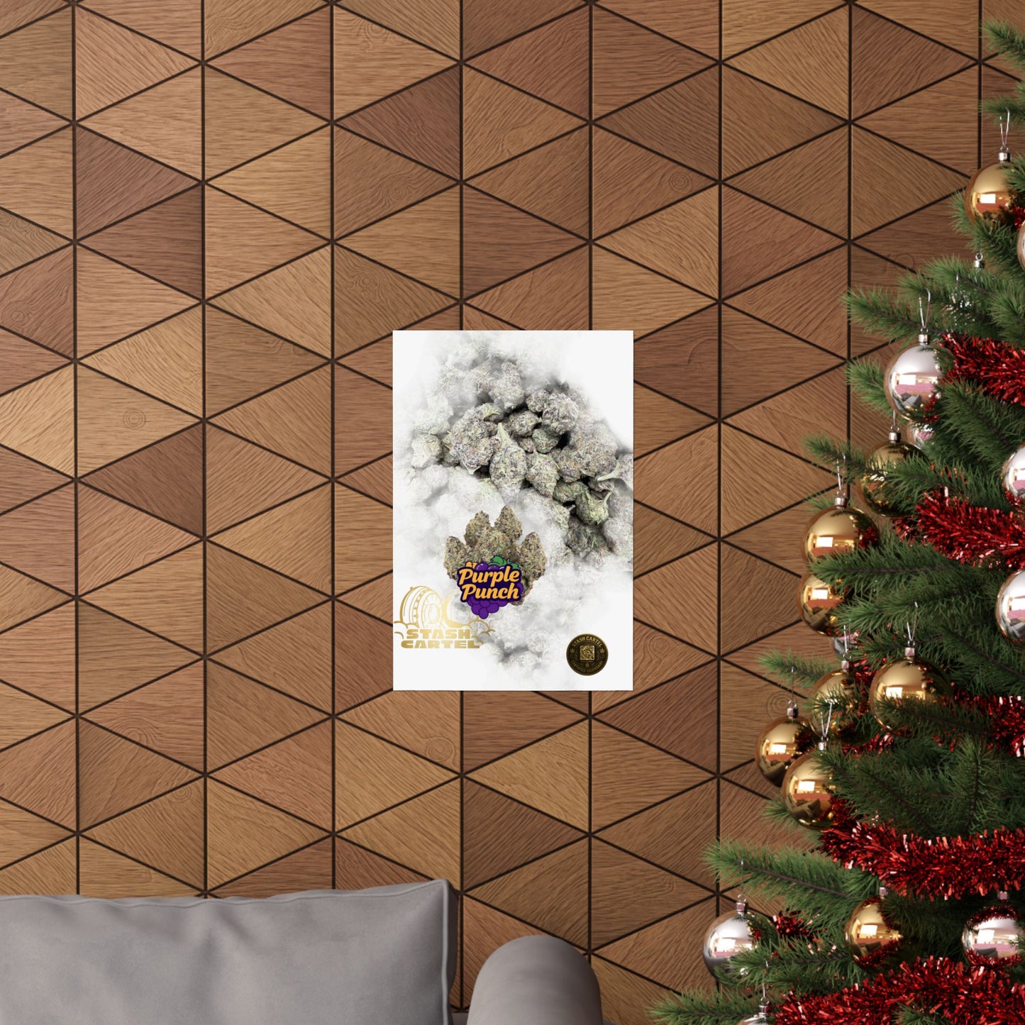 🥊 "Purple Punch" Heavy Indica Flavor Bomb Poster