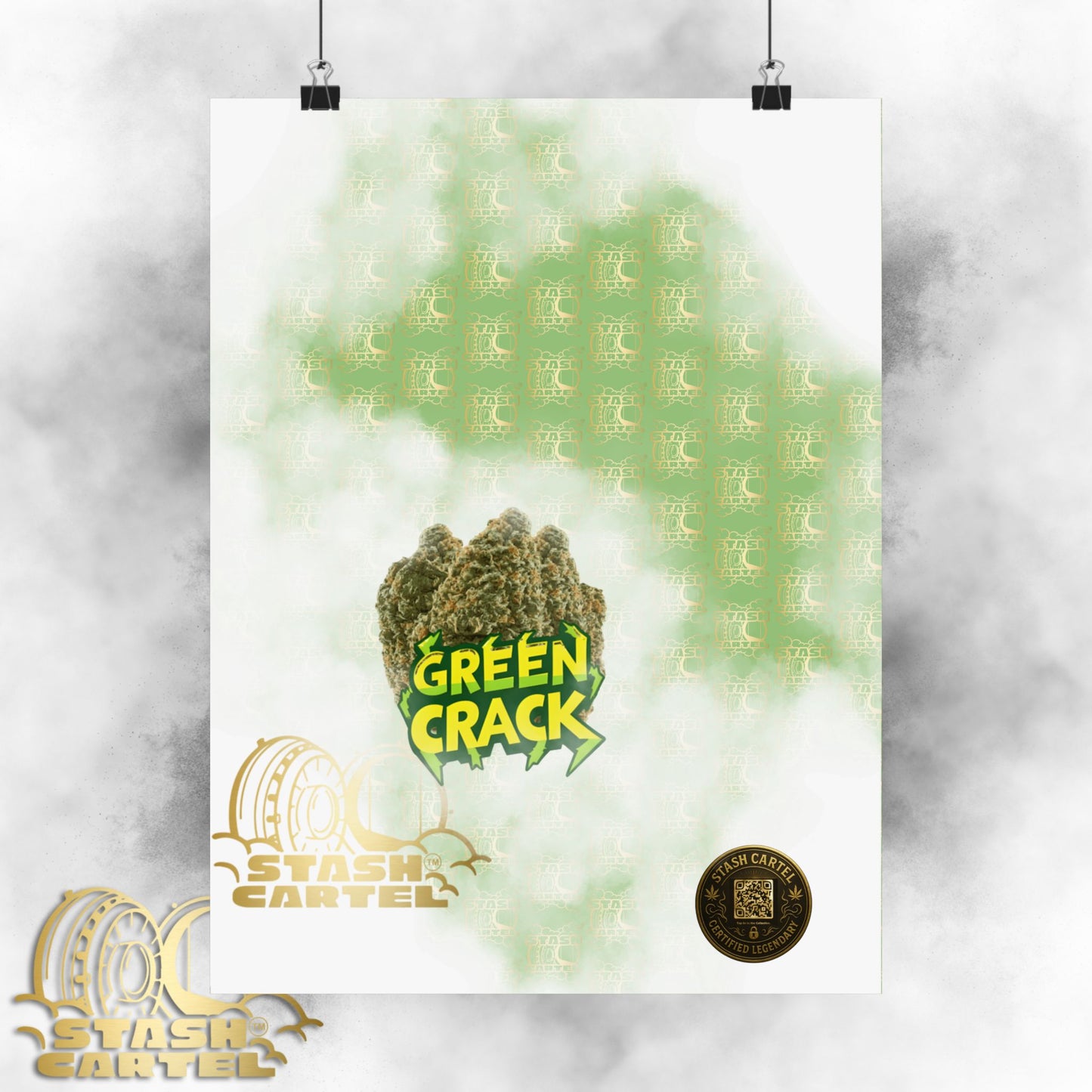 ⚡ "Green Crack" High-Energy Sativa Poster Print