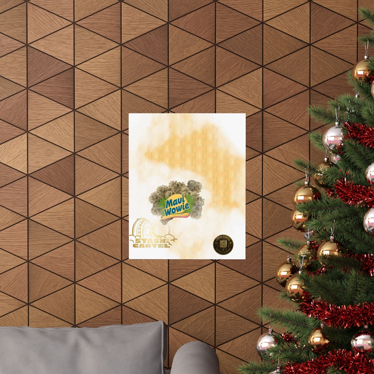 🌴🍍 "Maui Wowie" Sativa Poster – Island Sativa Sunshine