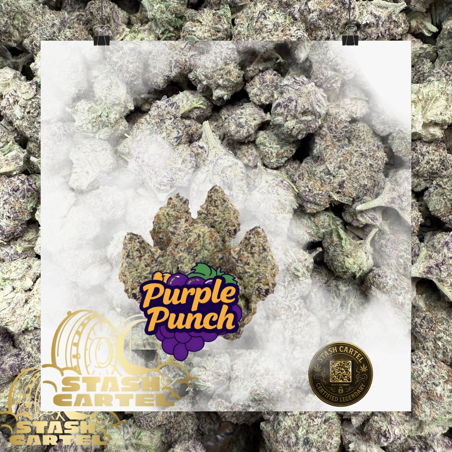 🥊 "Purple Punch" Heavy Indica Flavor Bomb Poster