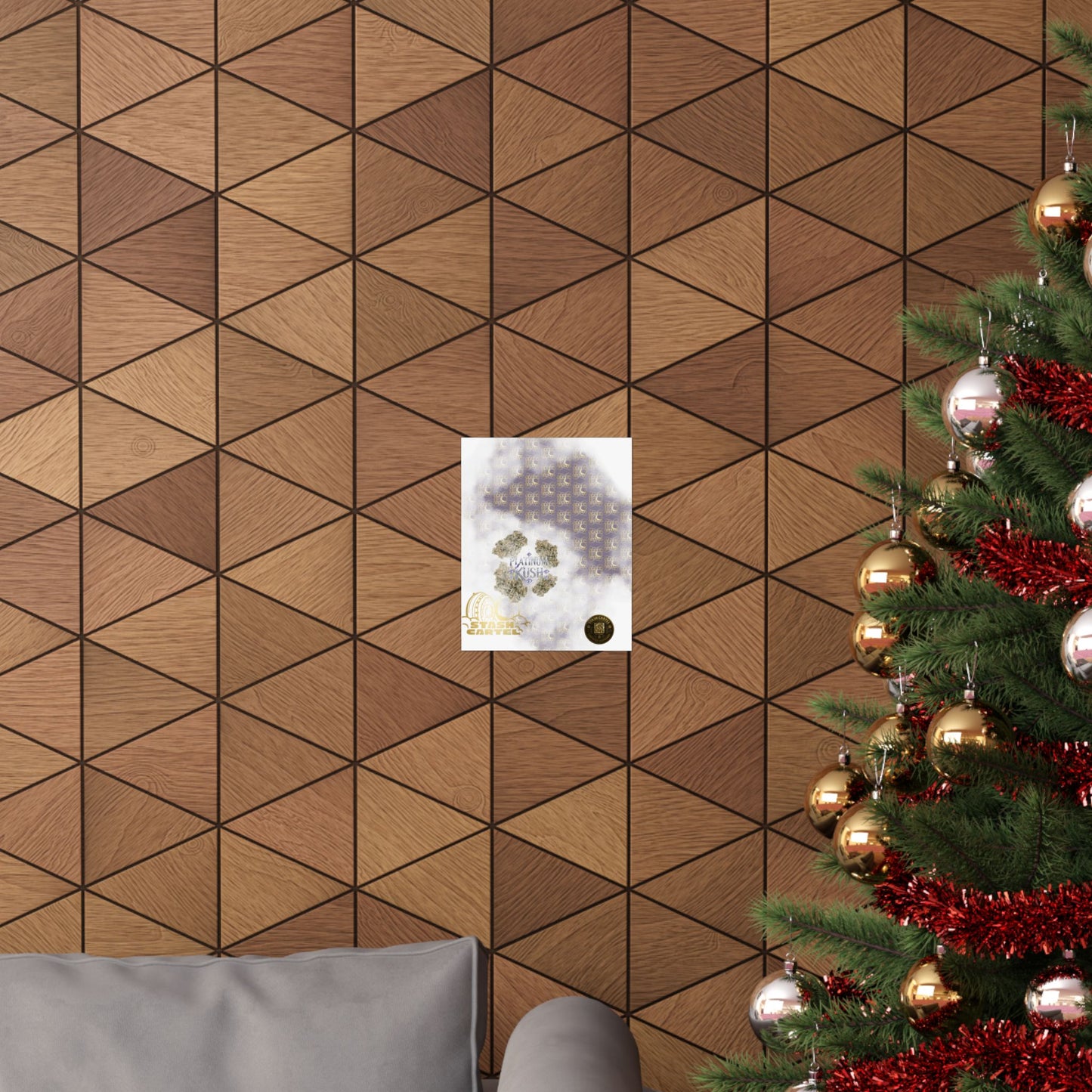 💎 "Platinum Kush" Luxurious Indica Poster