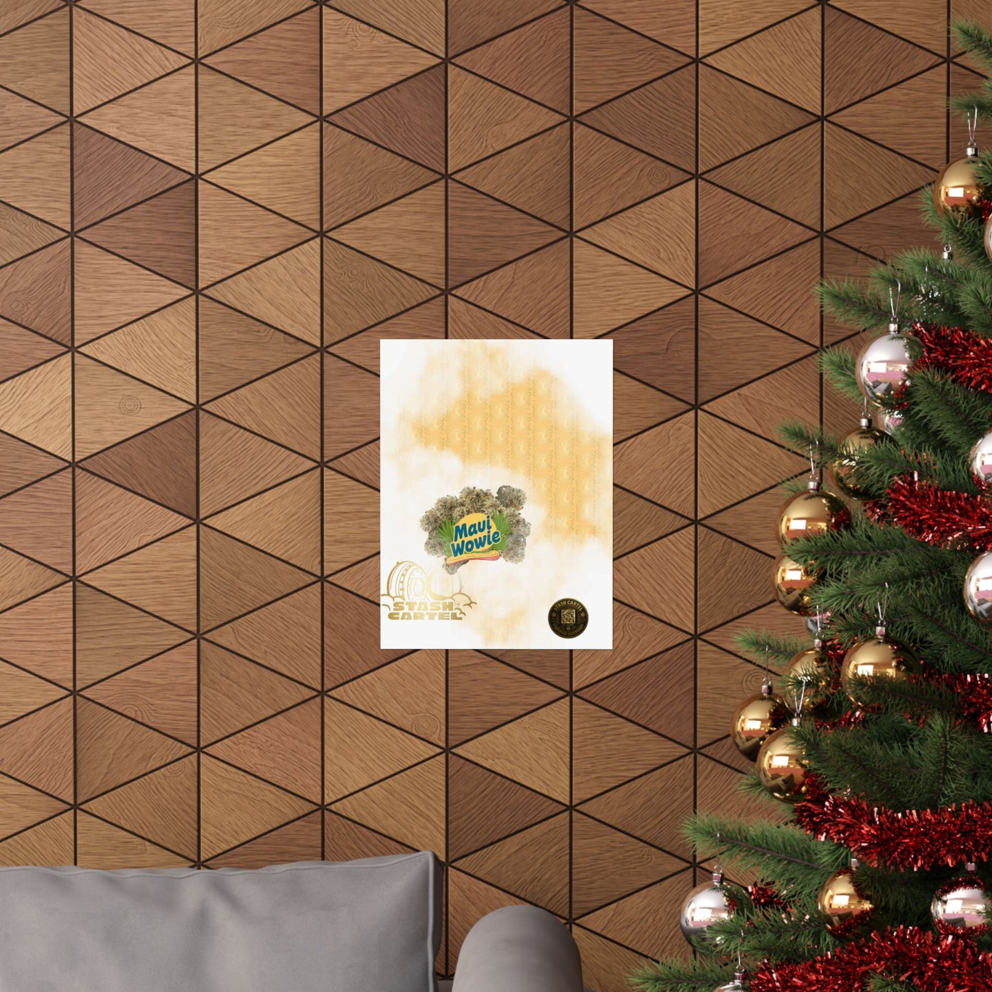 🌴🍍 "Maui Wowie" Sativa Poster – Island Sativa Sunshine