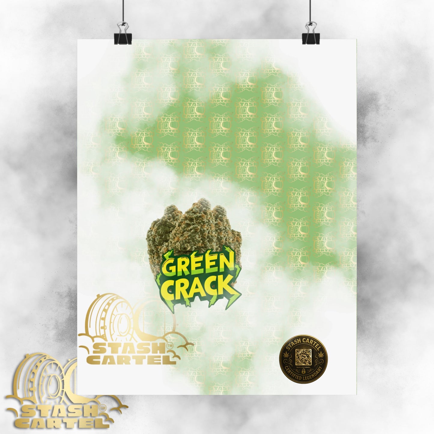 ⚡ "Green Crack" High-Energy Sativa Poster Print
