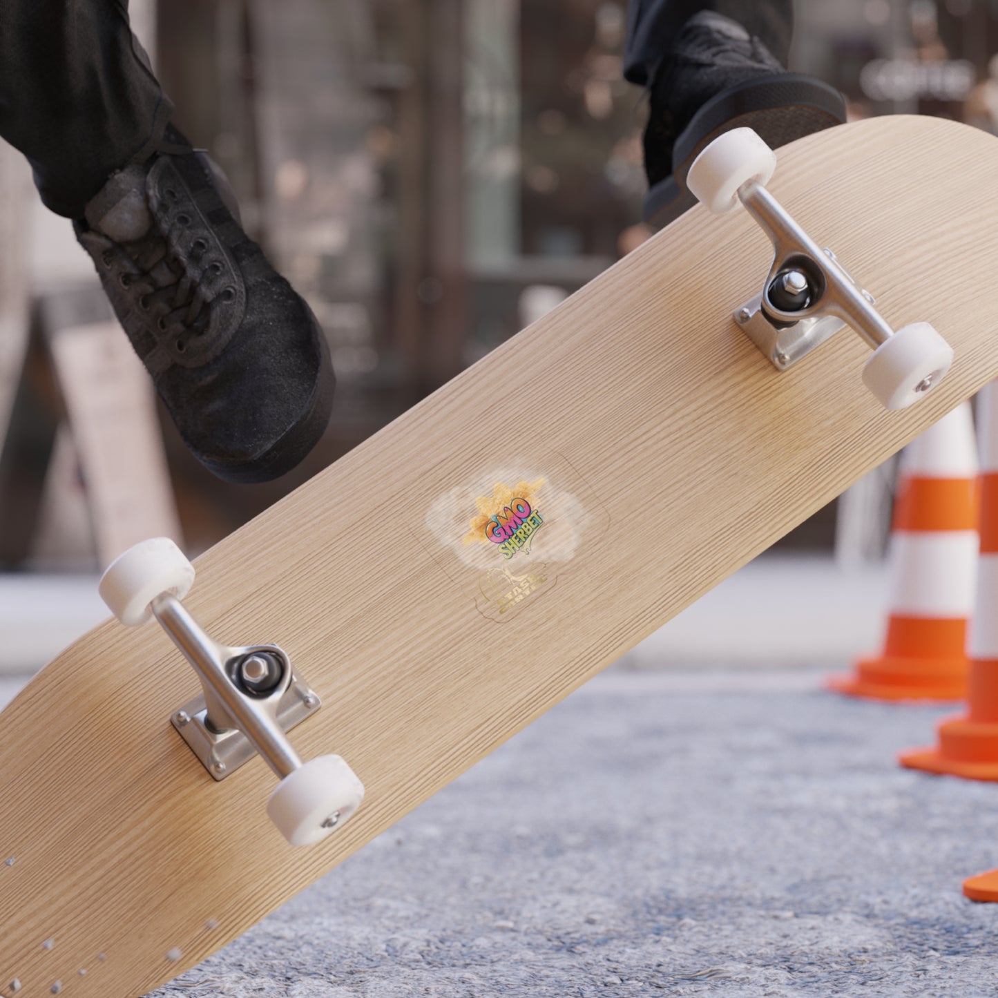 GMO Sherbet Crumble Sugar Wax Transparent Outdoor Sticker – Weed Merch Design