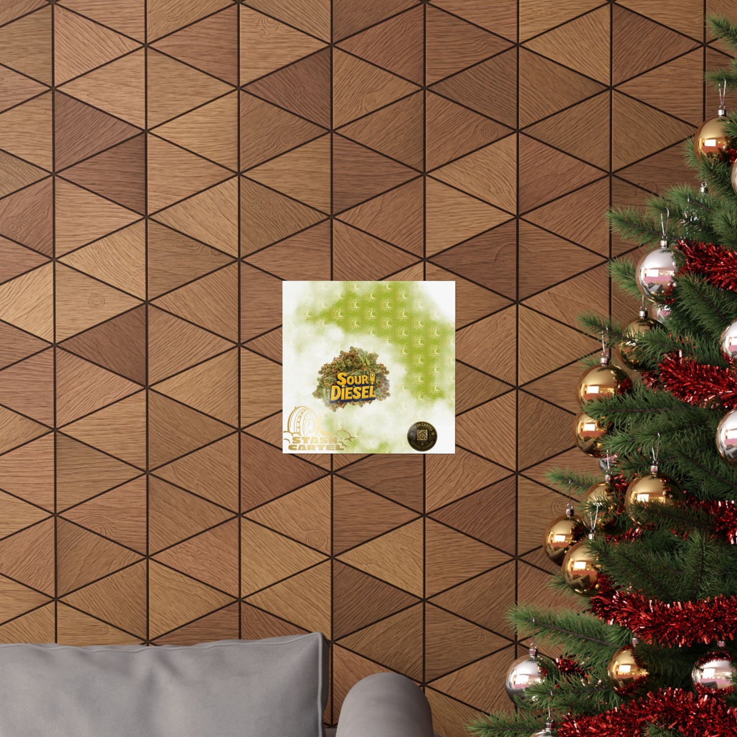 ⚡ "Sour Diesel" Electric Sativa Drip Poster