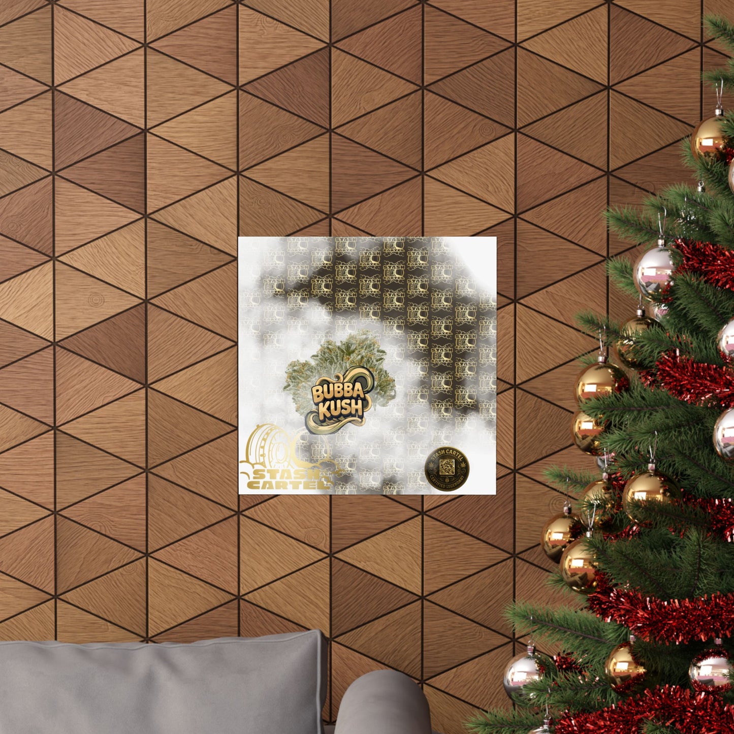 ☕ "Bubba Kush" Classic Nightcap Indica Poster