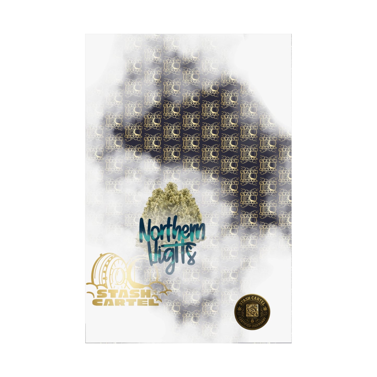 🌌 "Northern Lights" Deep Space Indica Poster