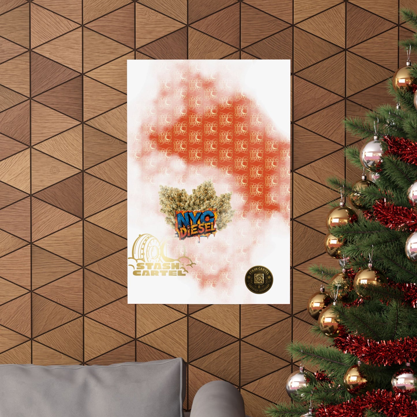 🗽⛽ NYC Diesel Poster – Iconic Sativa-Dominant Hybrid with Grapefruit Citrus & East Coast Funk