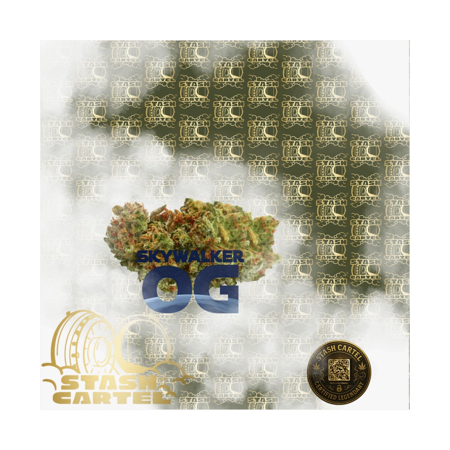 🌌 "Skywalker OG" Galactic Indica-Hybrid Poster