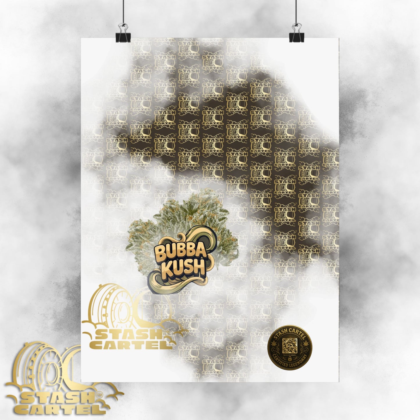☕ "Bubba Kush" Classic Nightcap Indica Poster
