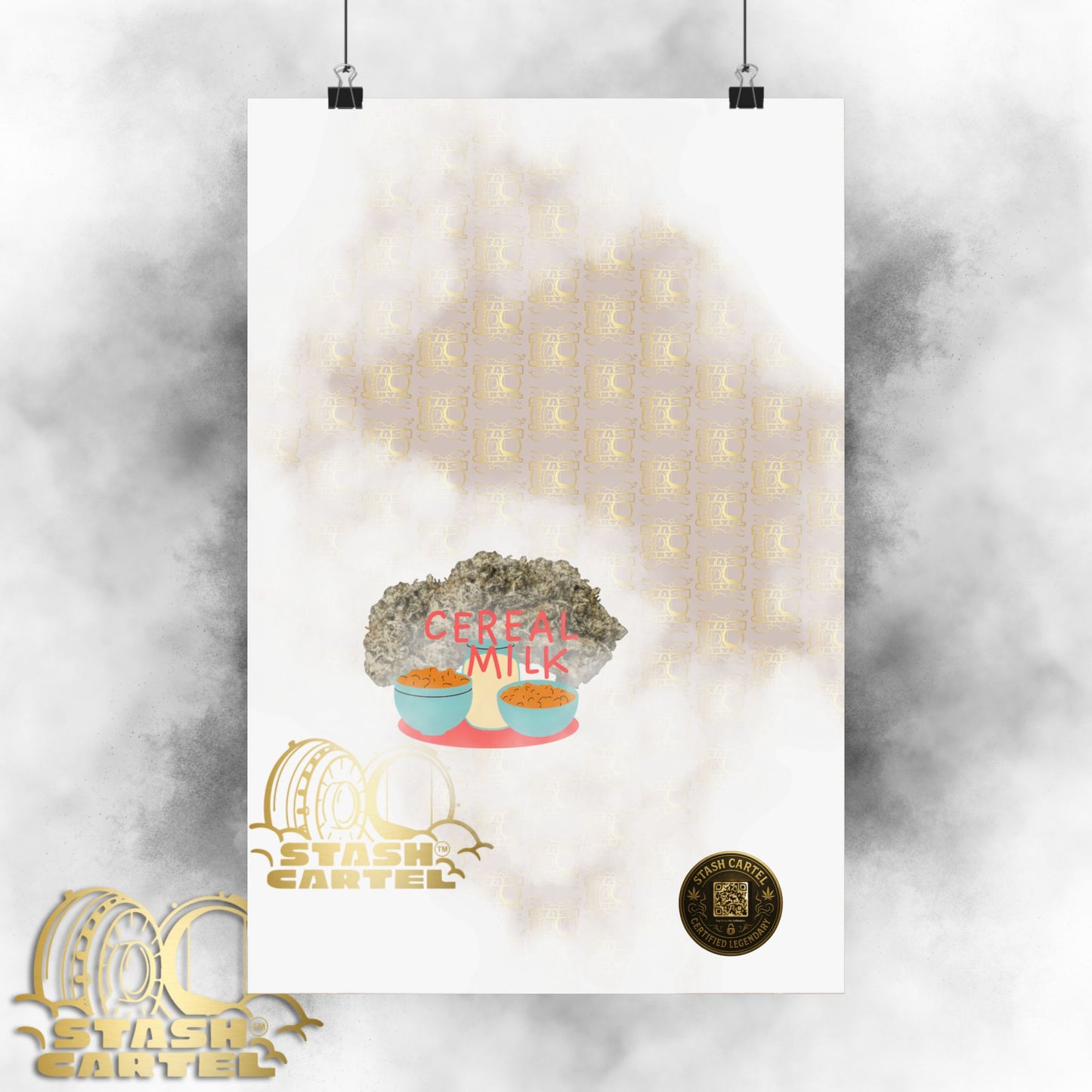 🥣🫧 "Cereal Milk" Hybrid Poster – Fruity Bowl of Terps