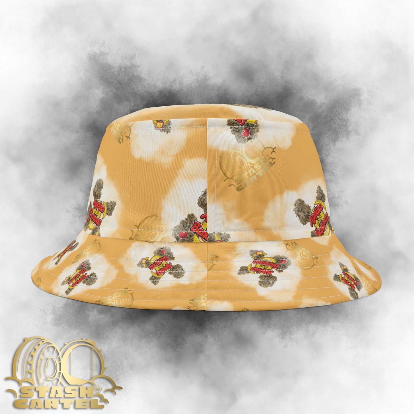Apples & Bananas Bucket Hat – Fruity Chaos Meets Gas-Dripped Luxury