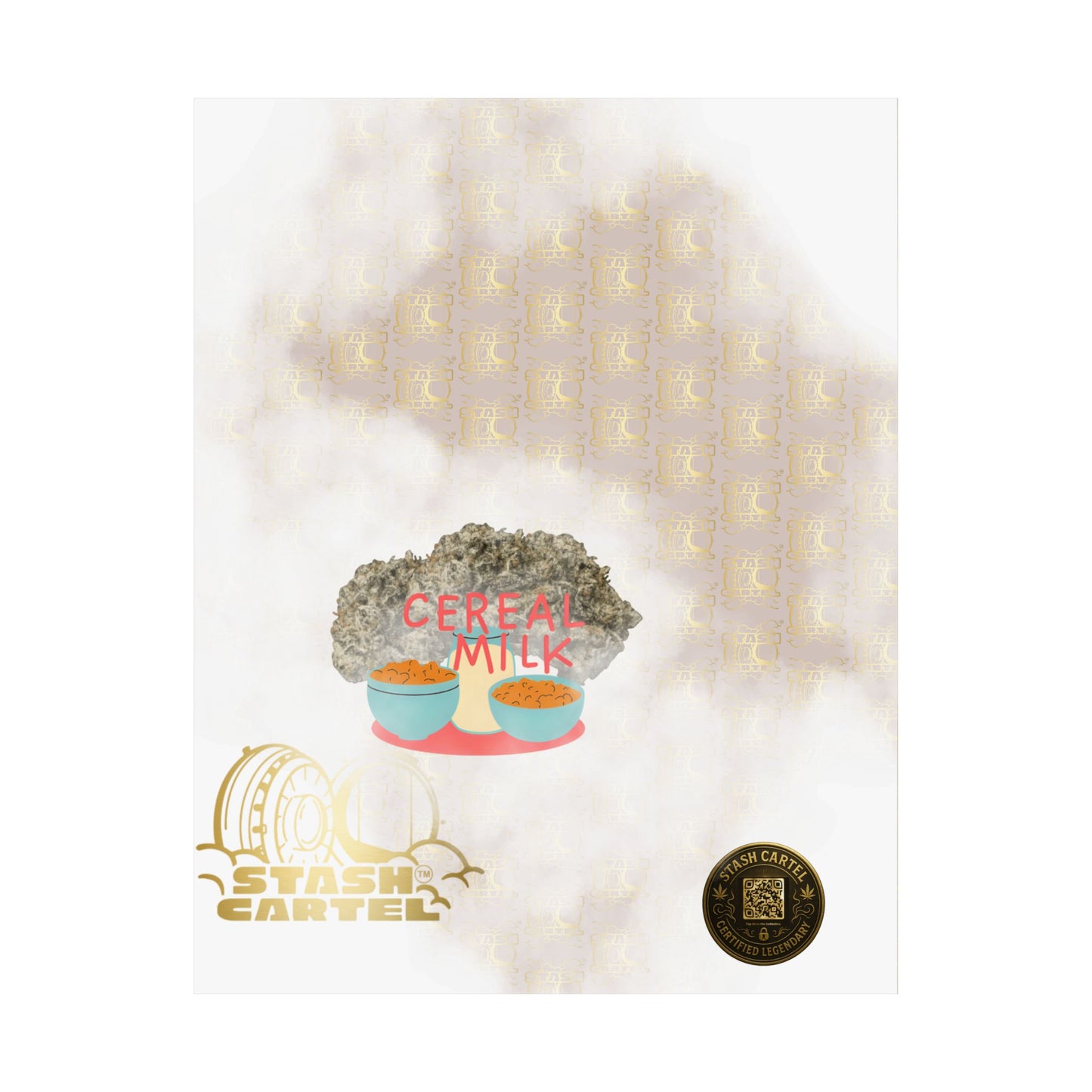 🥣🫧 "Cereal Milk" Hybrid Poster – Fruity Bowl of Terps