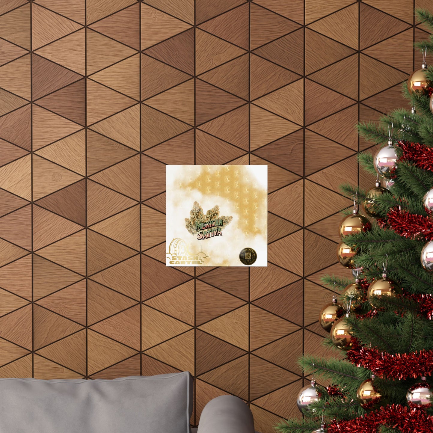 🌞🌵 Mexican Sativa Poster – Wild Sun-Grown Heirloom with Cinnamon Spice & Uplifting Energy