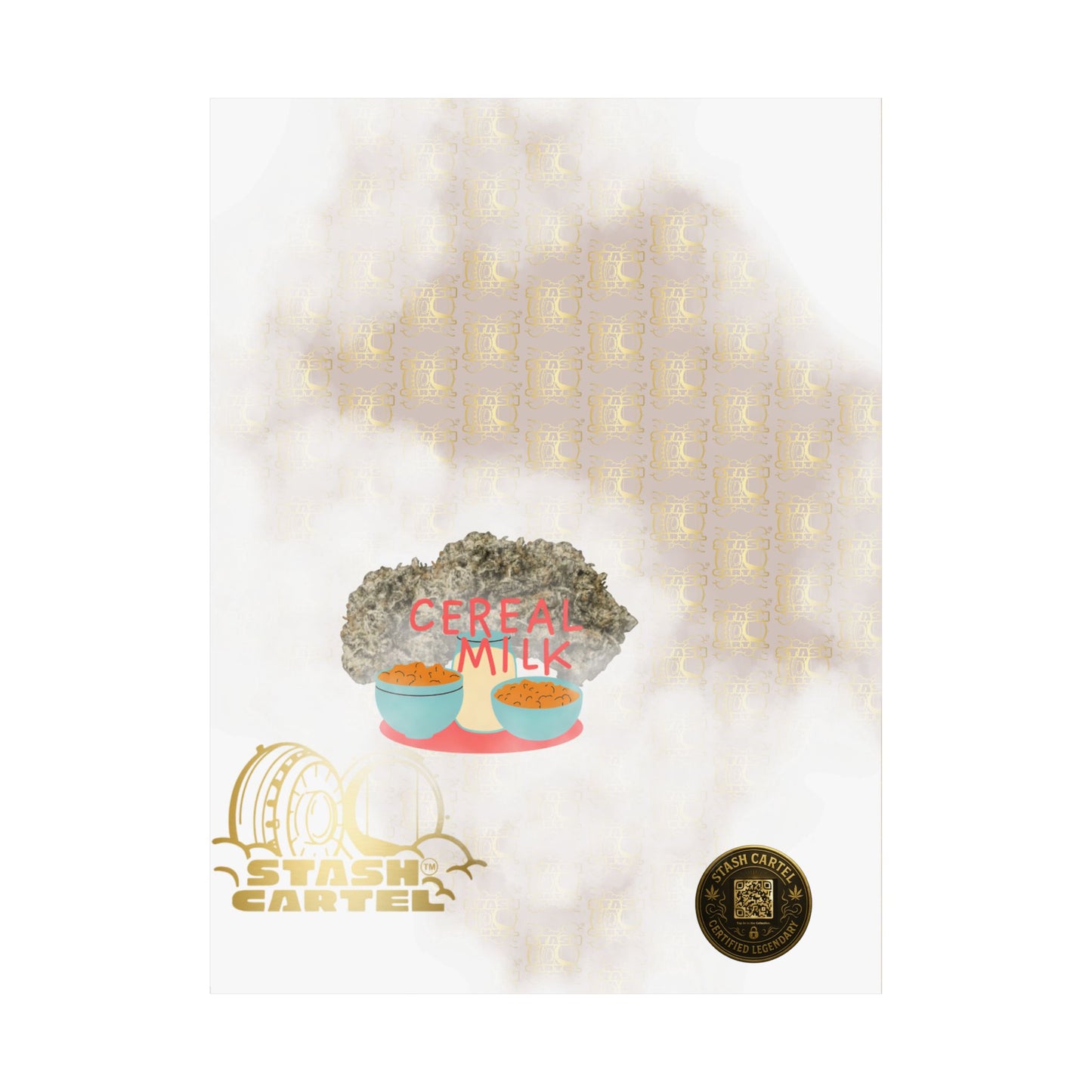 🥣🫧 "Cereal Milk" Hybrid Poster – Fruity Bowl of Terps