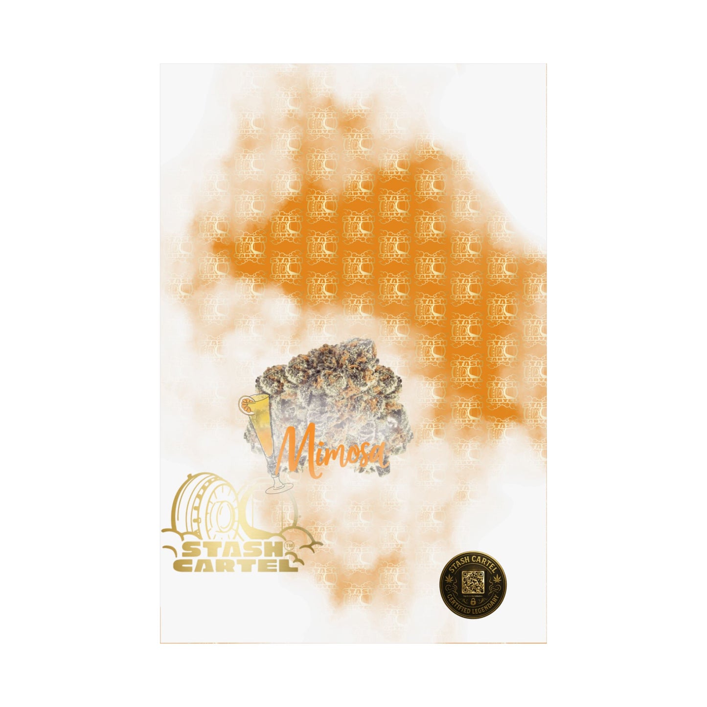 🍾 "Mimosa" Citrus Sunrise Hybrid Poster Art