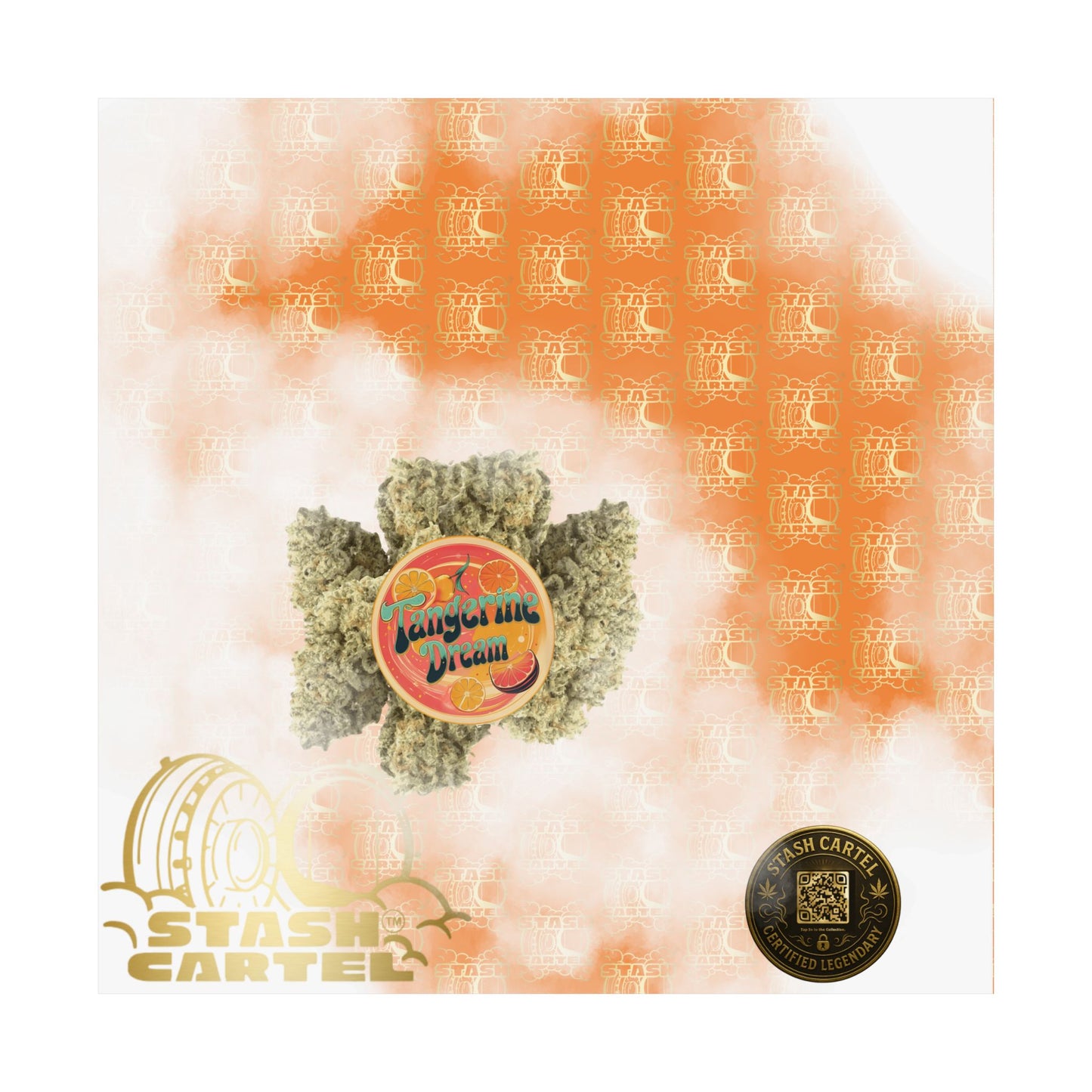 🍊💭 Tangerine Dream Poster – Legendary Sativa Hybrid with Citrus Zest & Euphoric Clarity