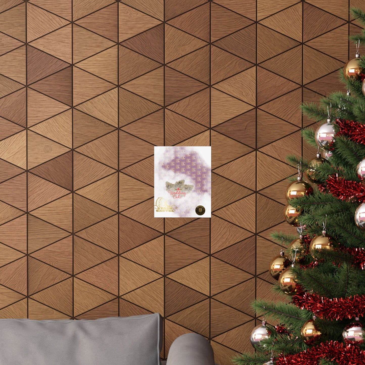 🎂 "Wedding Cake" Dessert Indica-Hybrid Poster