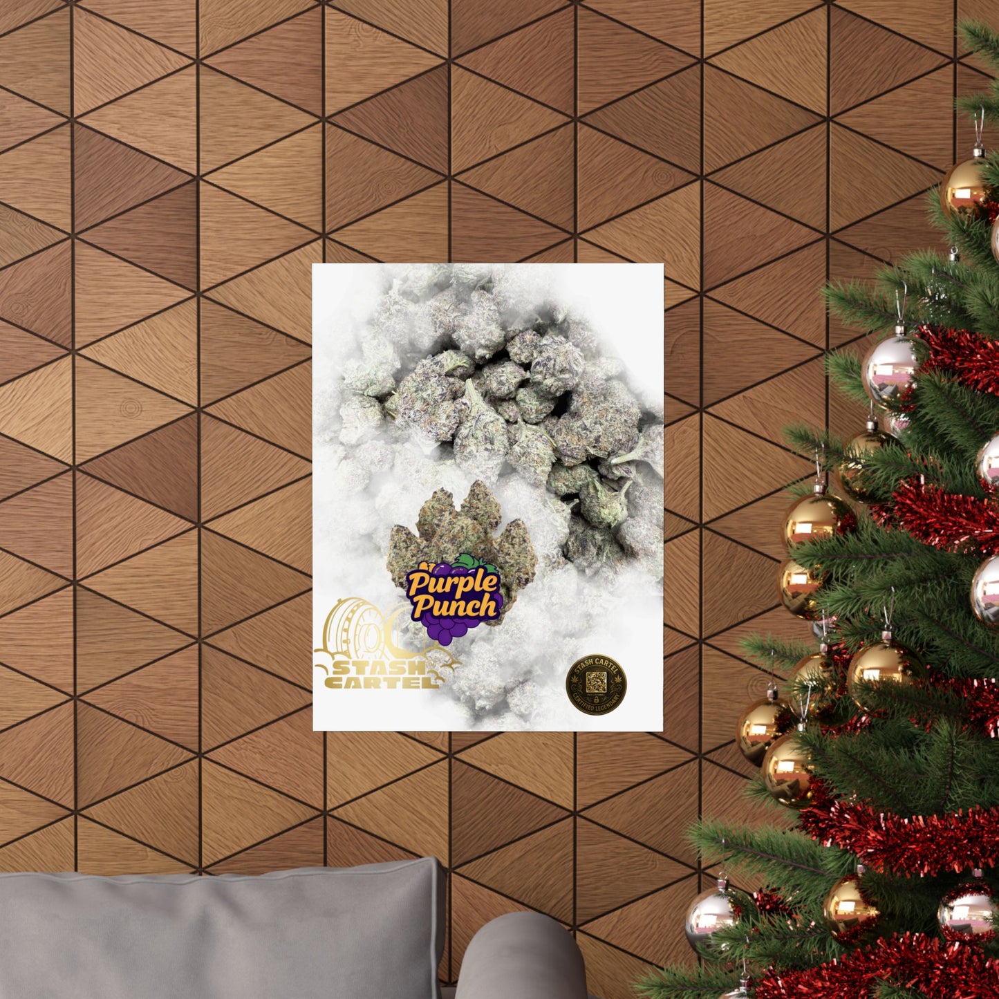 🥊 "Purple Punch" Heavy Indica Flavor Bomb Poster