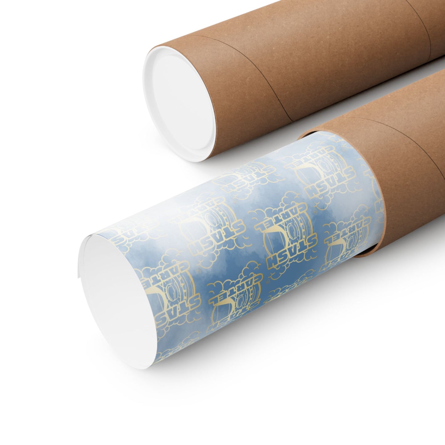 💭 "Blue Dream" West Coast Sativa Hybrid Poster – Classic Cali Cannabis Art in Sky Blue Tones