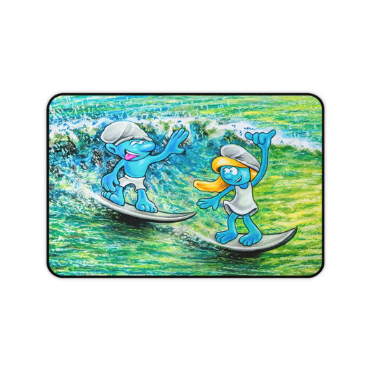 Surfs Up Desk Mat - Colorful Mouse Pad for Home Office, Work Station, Gamer, Summer Vibes, Fun Gift