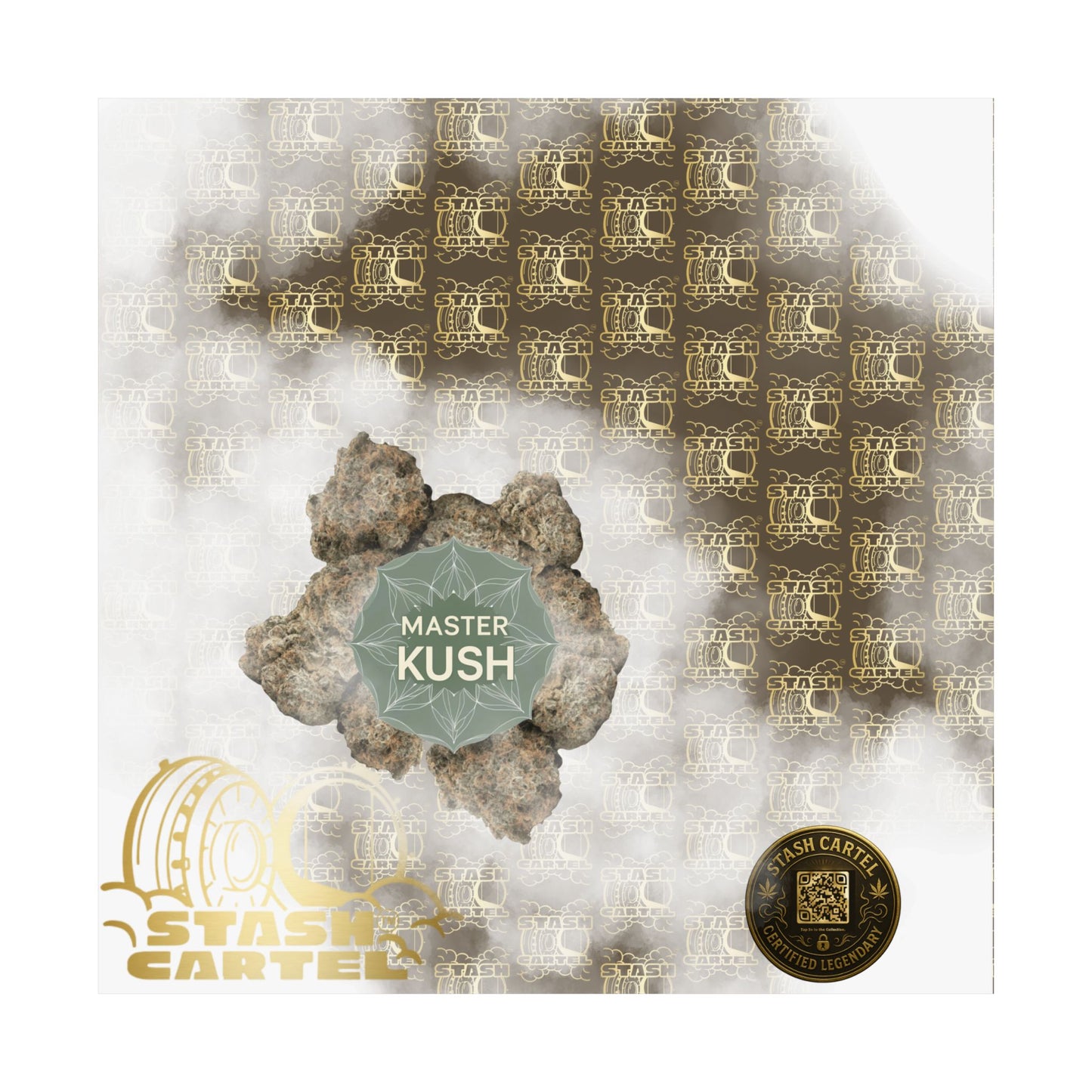 🧘‍♂️ "Master Kush" Classic Amsterdam Indica Poster