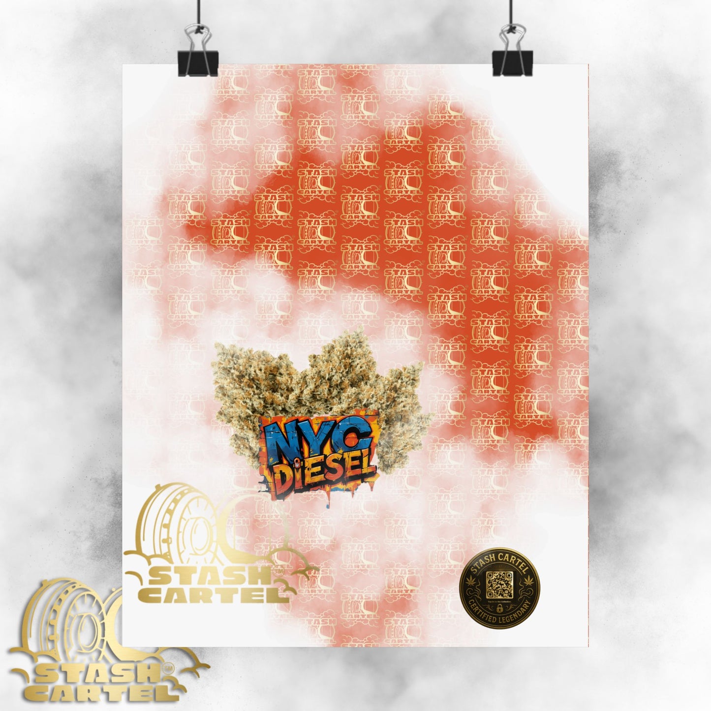 🗽⛽ NYC Diesel Poster – Iconic Sativa-Dominant Hybrid with Grapefruit Citrus & East Coast Funk