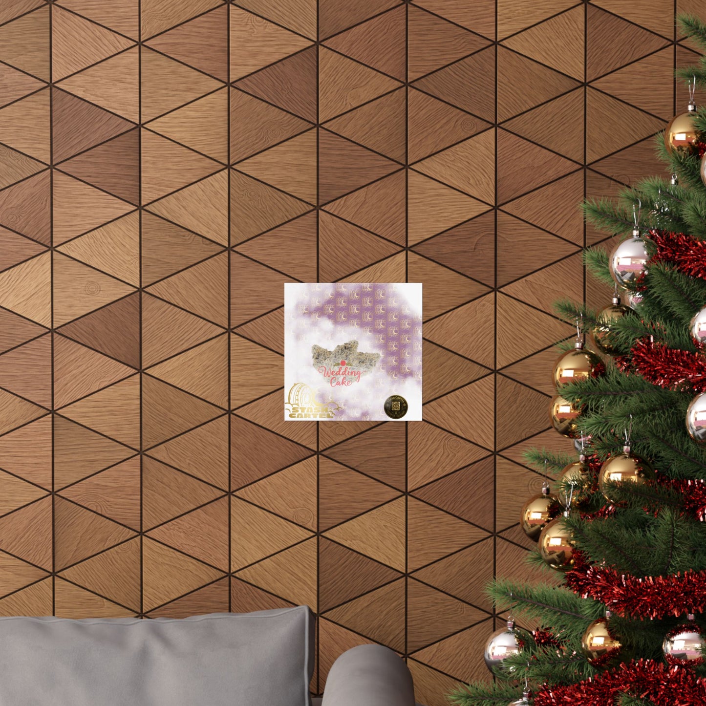 🎂 "Wedding Cake" Dessert Indica-Hybrid Poster