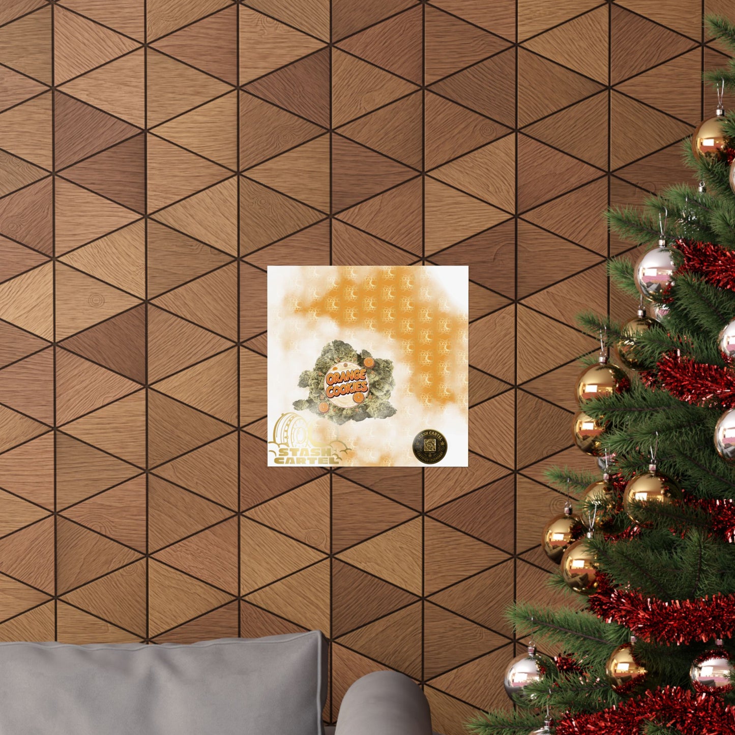 🍊🍪 Orange Cookies Poster – Zesty Cookie Gas Hybrid Poster with Citrus Burst