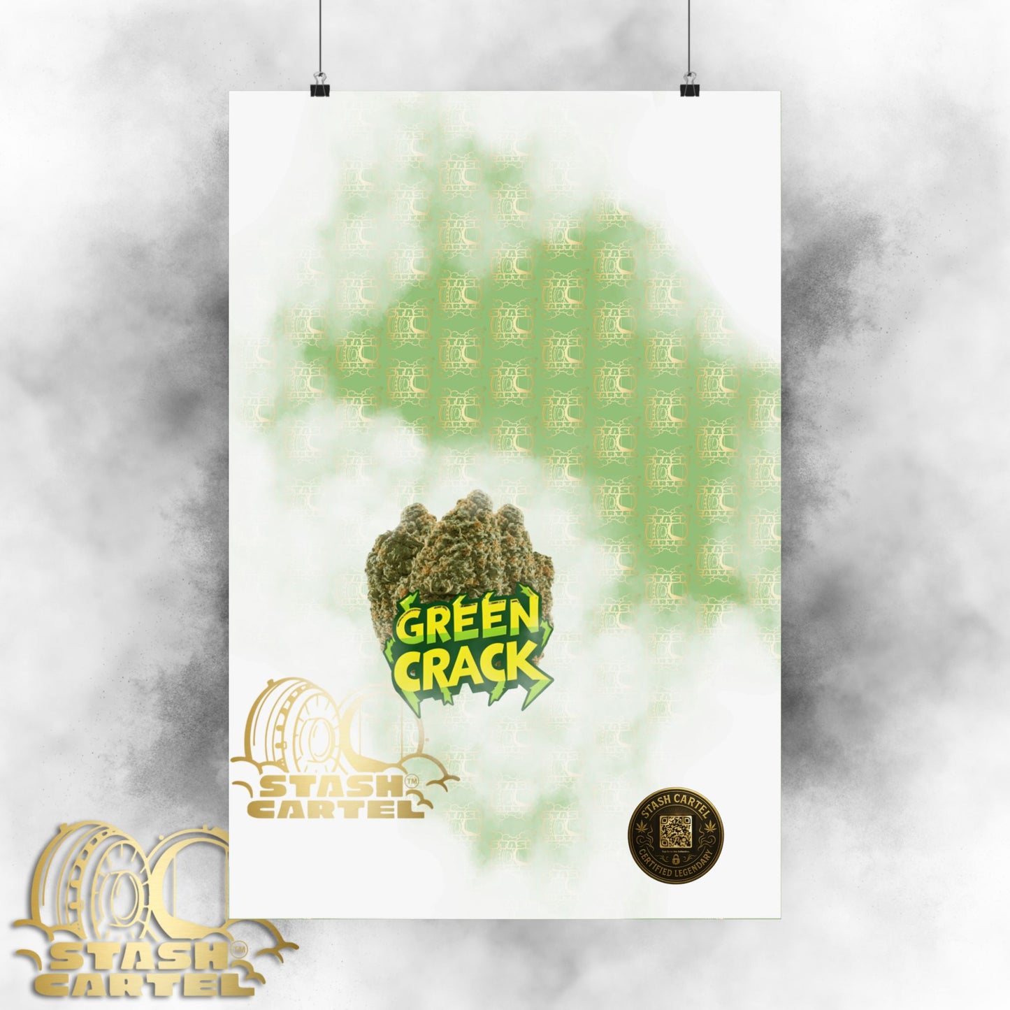 ⚡ "Green Crack" High-Energy Sativa Poster Print