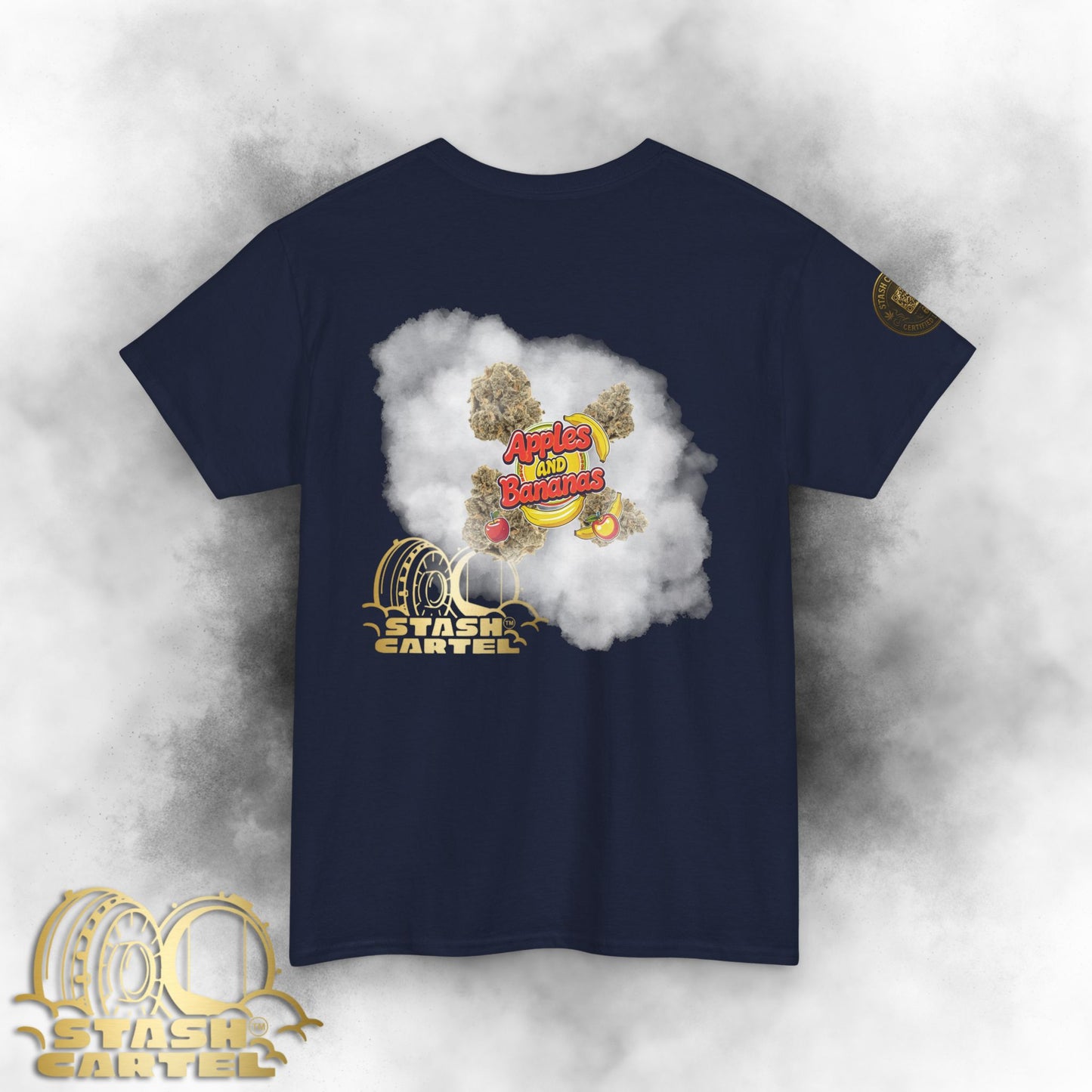 Apples And Bananas Tee – Fruity Funk Hybrid Unisex Cotton Tee