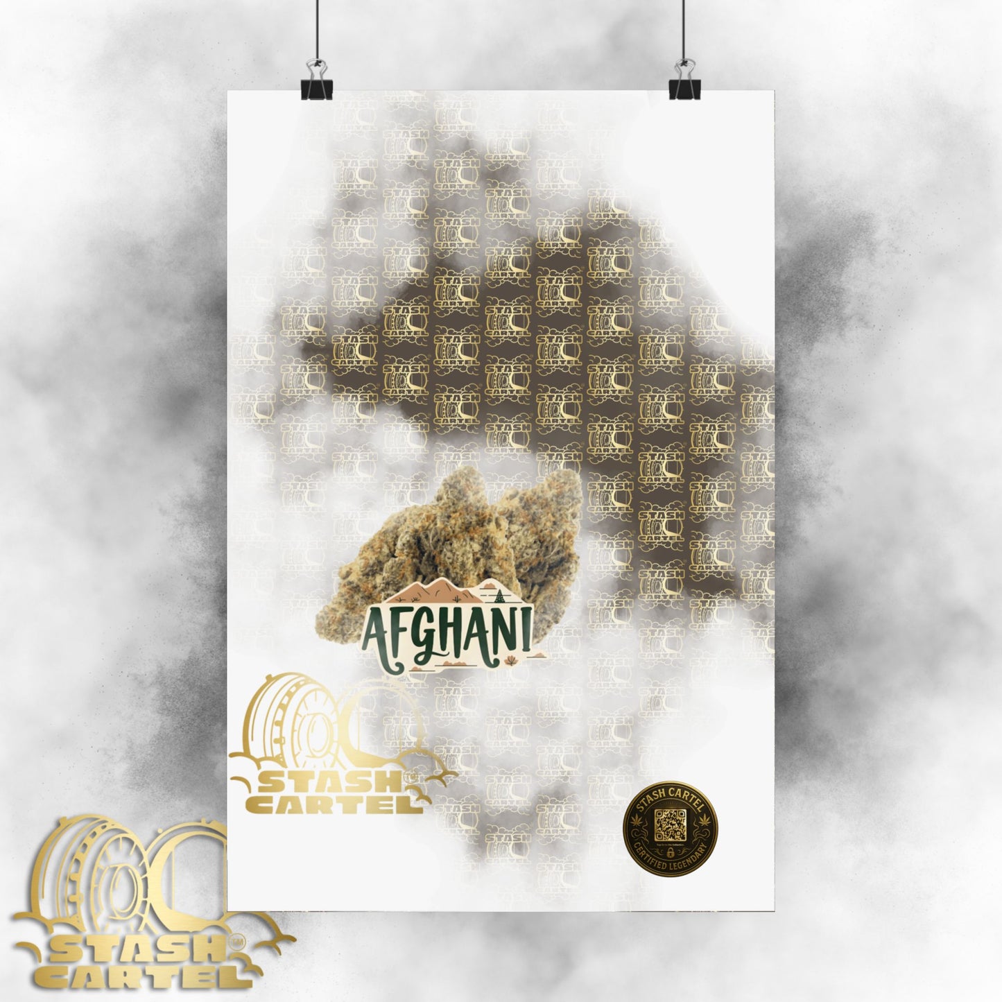 🧿 "Afghani" Landrace Indica Heritage Poster