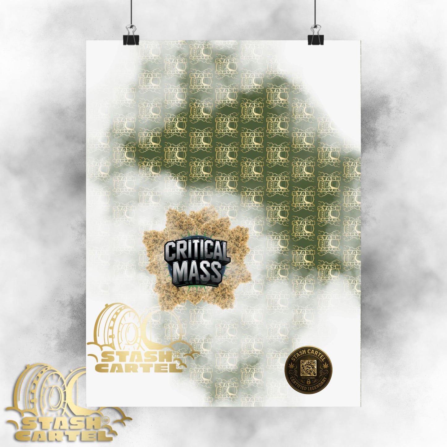 💥 "Critical Mass" Couch-Lock Indica Poster