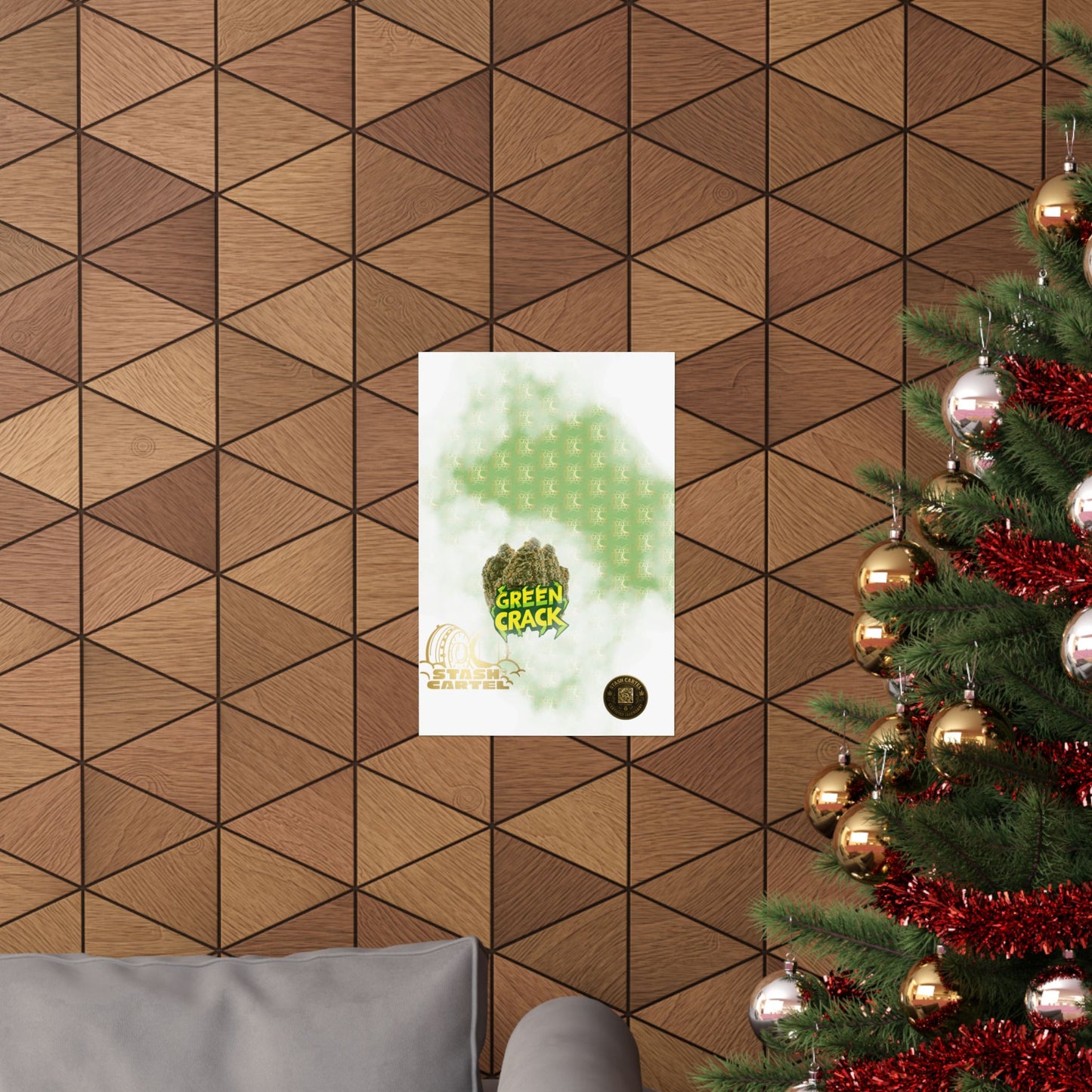 ⚡ "Green Crack" High-Energy Sativa Poster Print