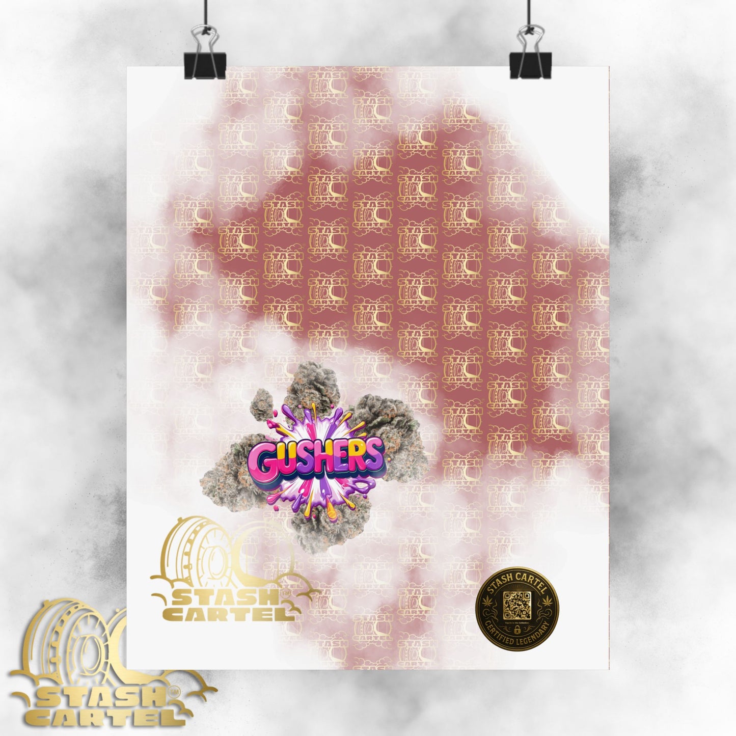 💦🍇 Gushers Poster – Exotic Candy-Indica Hybrid Poster with Creamy Fruit Punch